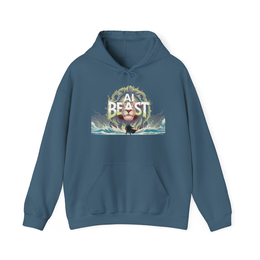 AI BEAST “Majestic Upload” Unisex Heavy Blend™ Hooded Sweatshirt