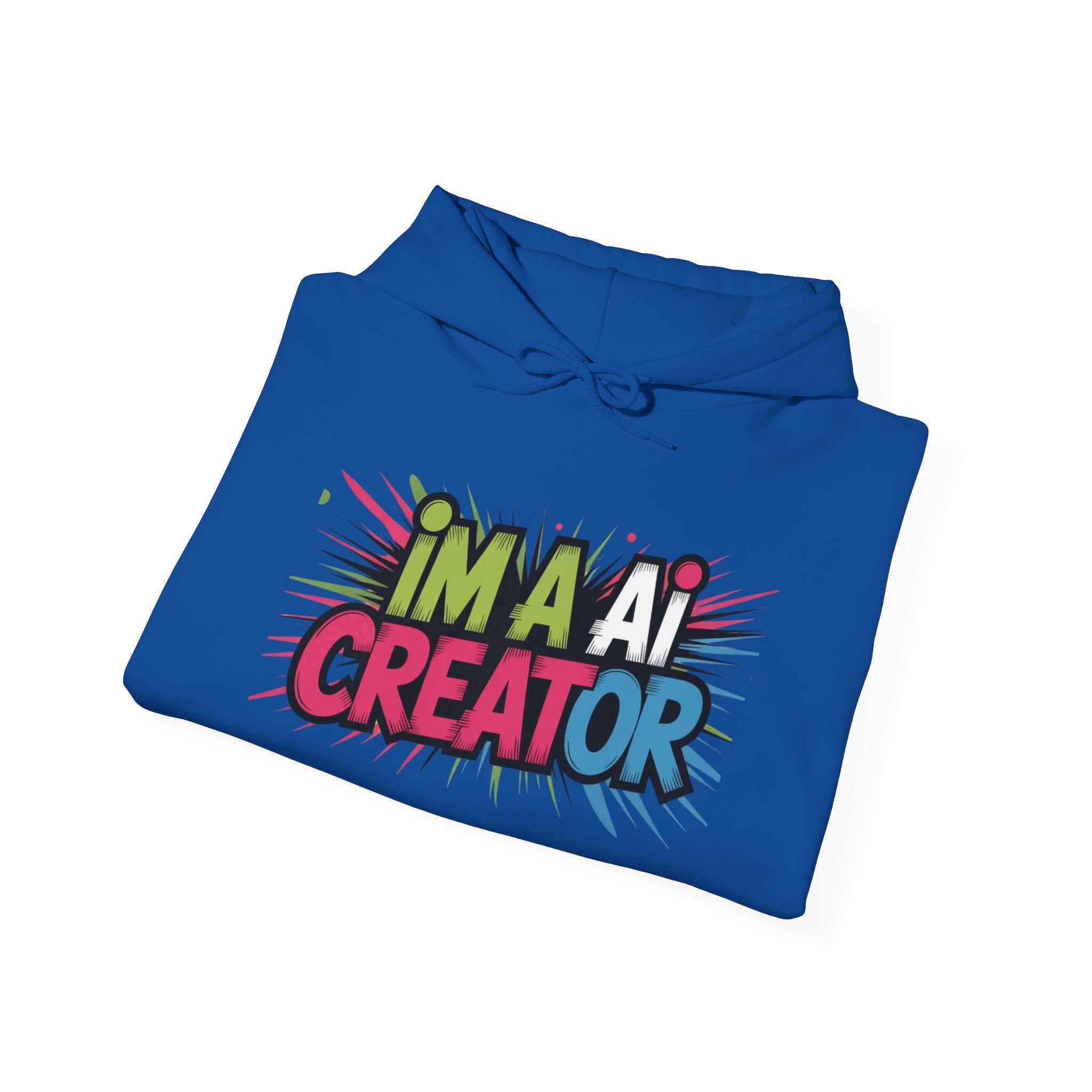 AI Creator  "Code Splash" Unisex Heavy Blend™ Hooded Sweatshirt