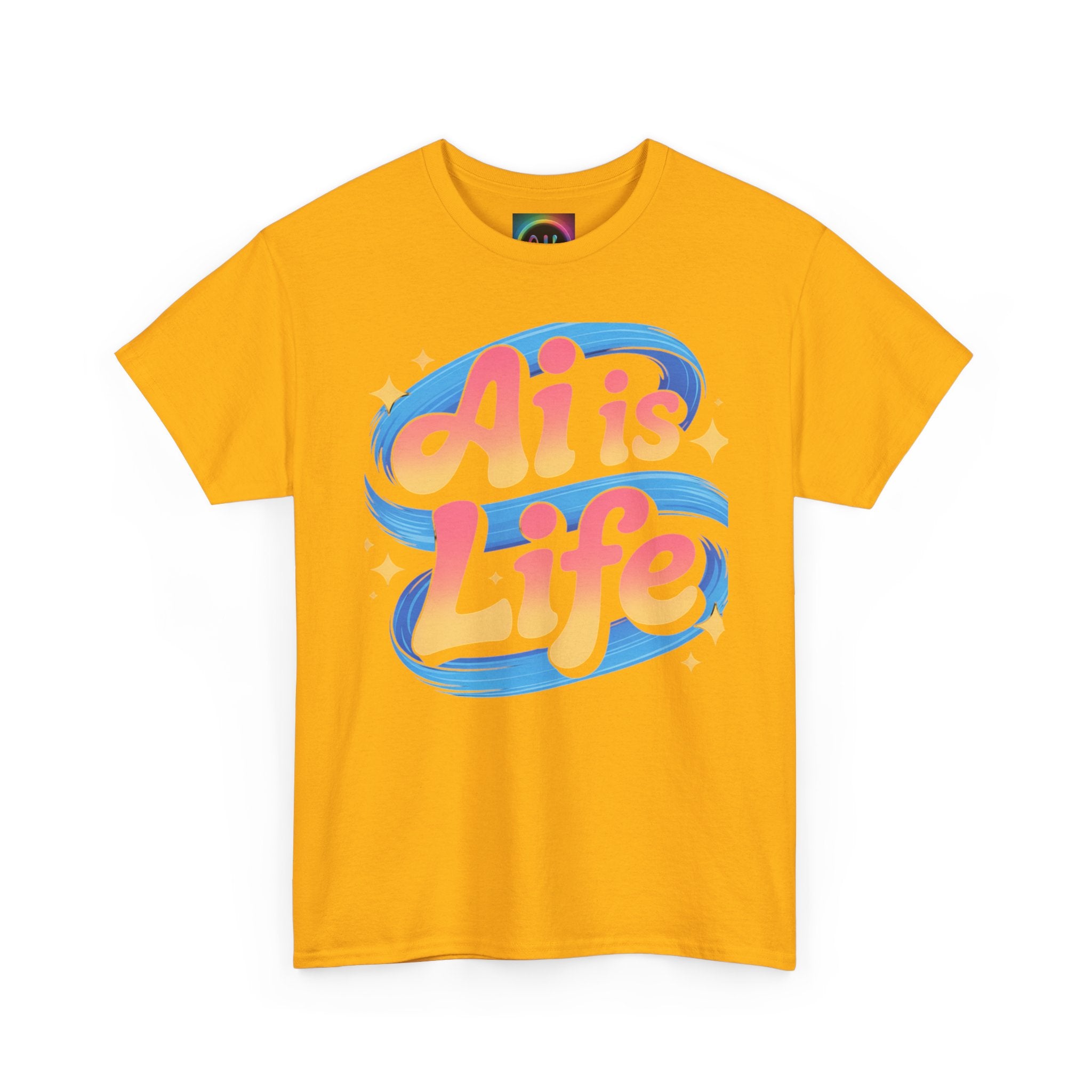Al is Life "COSMIC SWIRL" — Colorful Retro Graphic Tee T‑Shirt