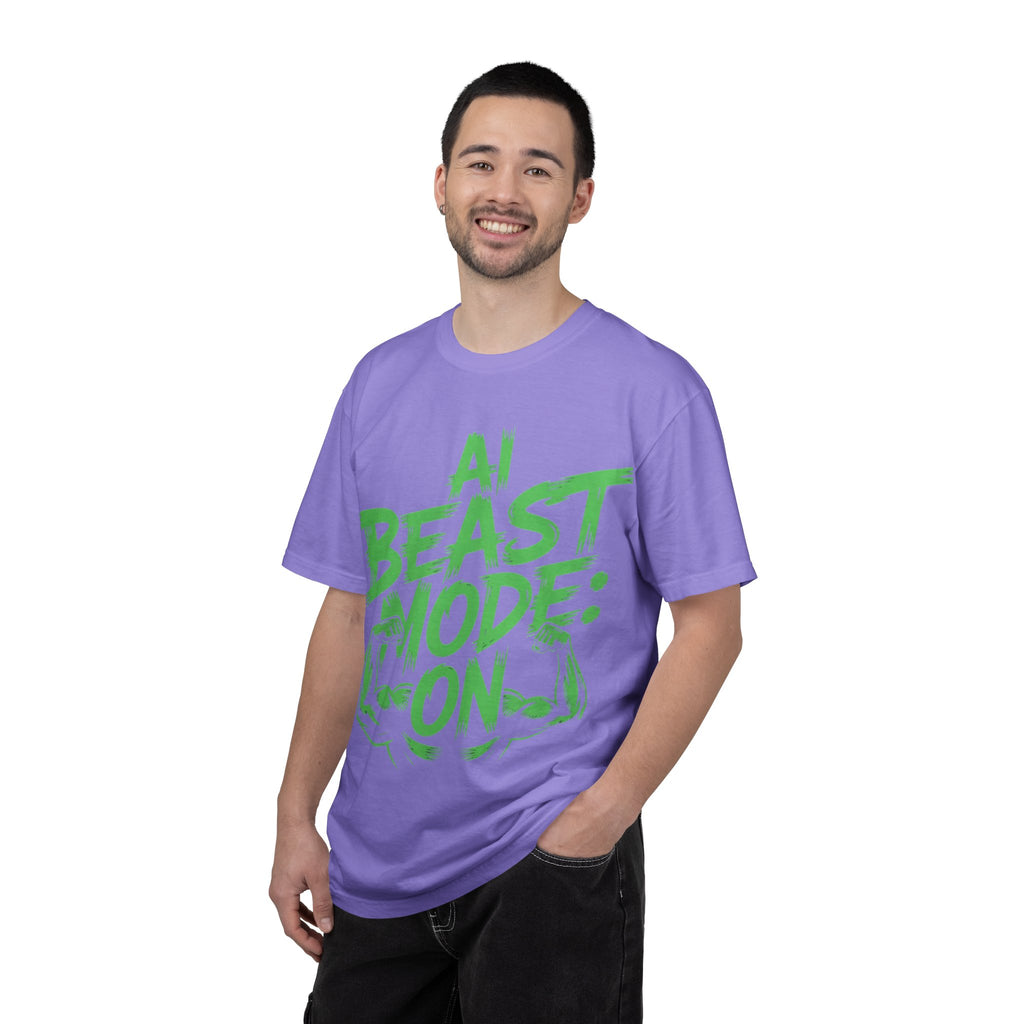 AI BEAST MODE: ON “DIGITAL HULK ENERGY” Unisex Garment-Dyed T-shirt