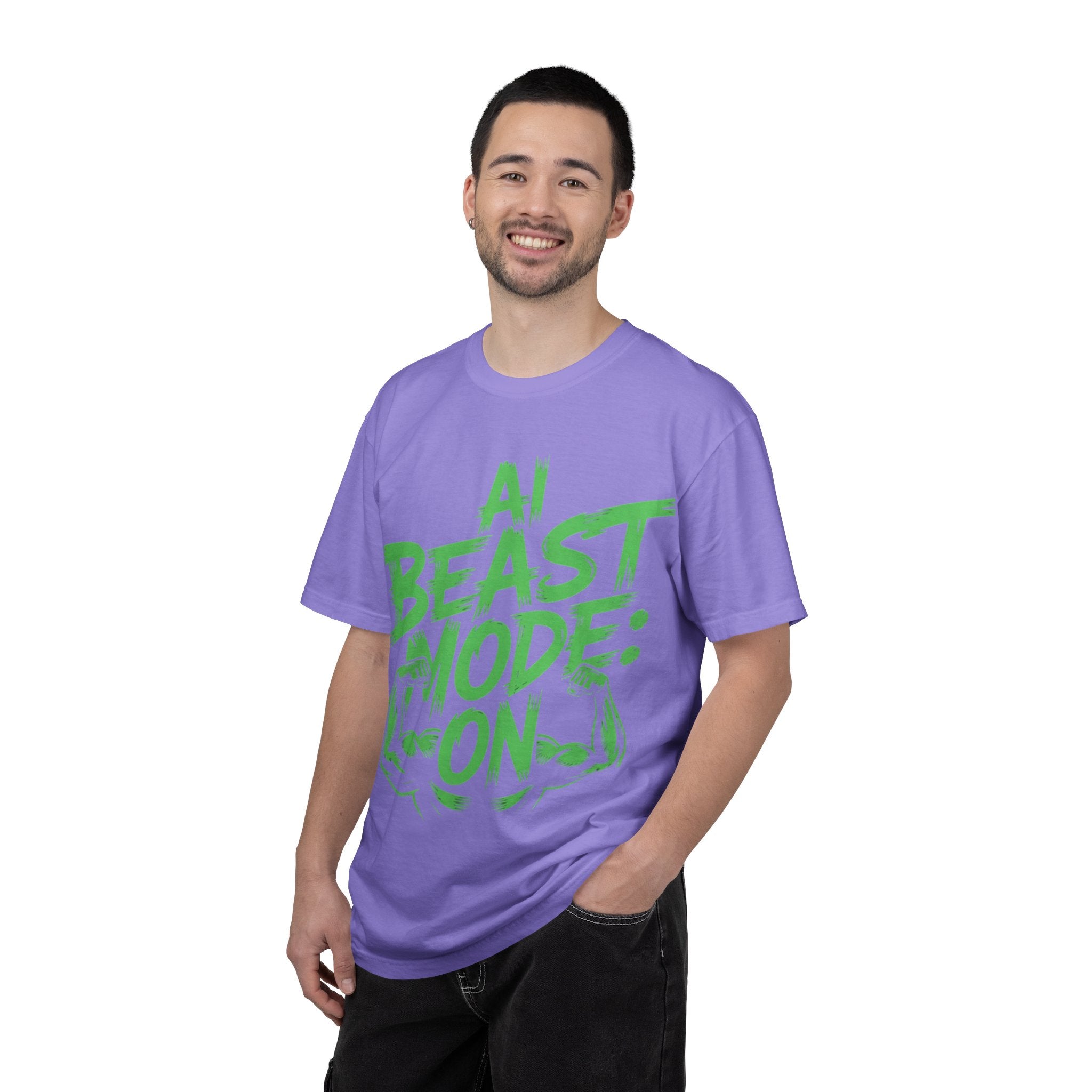 AI BEAST MODE: ON “DIGITAL HULK ENERGY” Unisex Garment-Dyed T-shirt