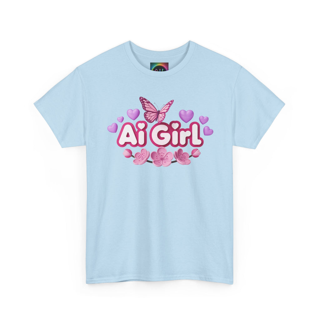 Ai Girl  "Cyber Cutie" Unisex Heavy Blend™ Crewneck T‑Shirt