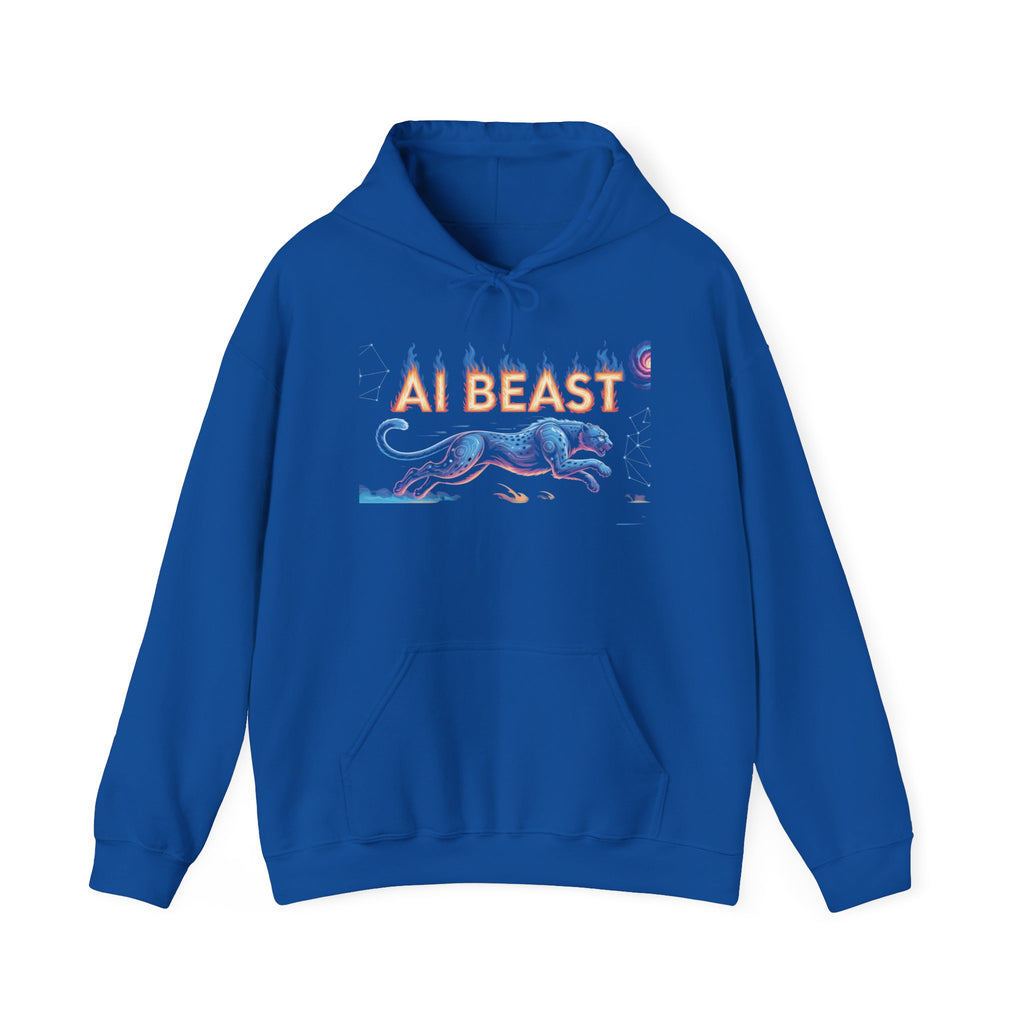 AI BEAST “Digital Predator” Unisex Heavy Blend™ Hooded Sweatshirt