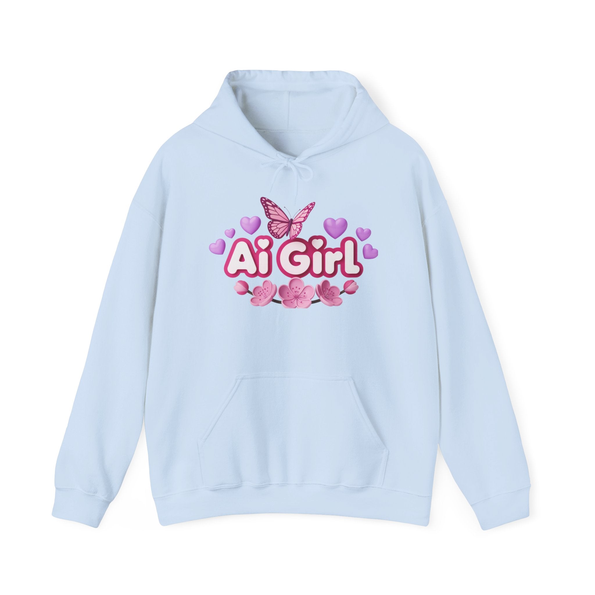 Ai Girl  "Cyber Cutie" Unisex Heavy Blend™ Hooded Sweatshirt