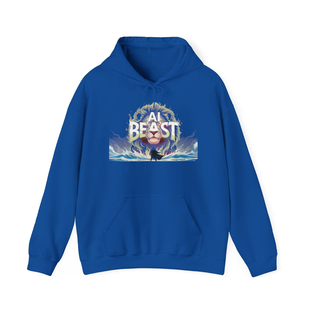 AI BEAST “Majestic Upload” Unisex Heavy Blend™ Hooded Sweatshirt