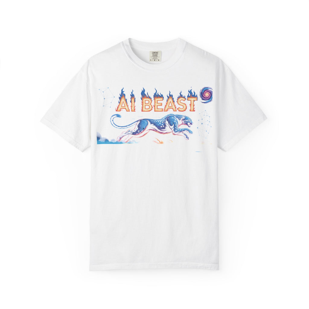 AI BEAST “Digital Predator” Unisex Garment-Dyed T-shirt