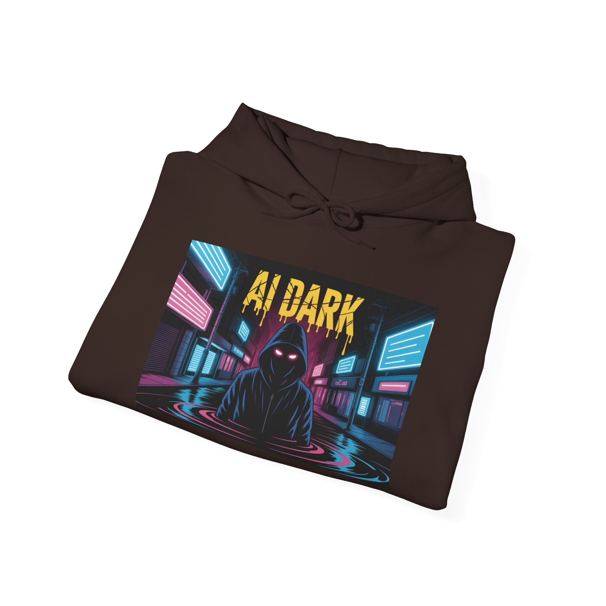 AI DARK  “Night Signal” Unisex Heavy Blend™ Hooded Sweatshirt