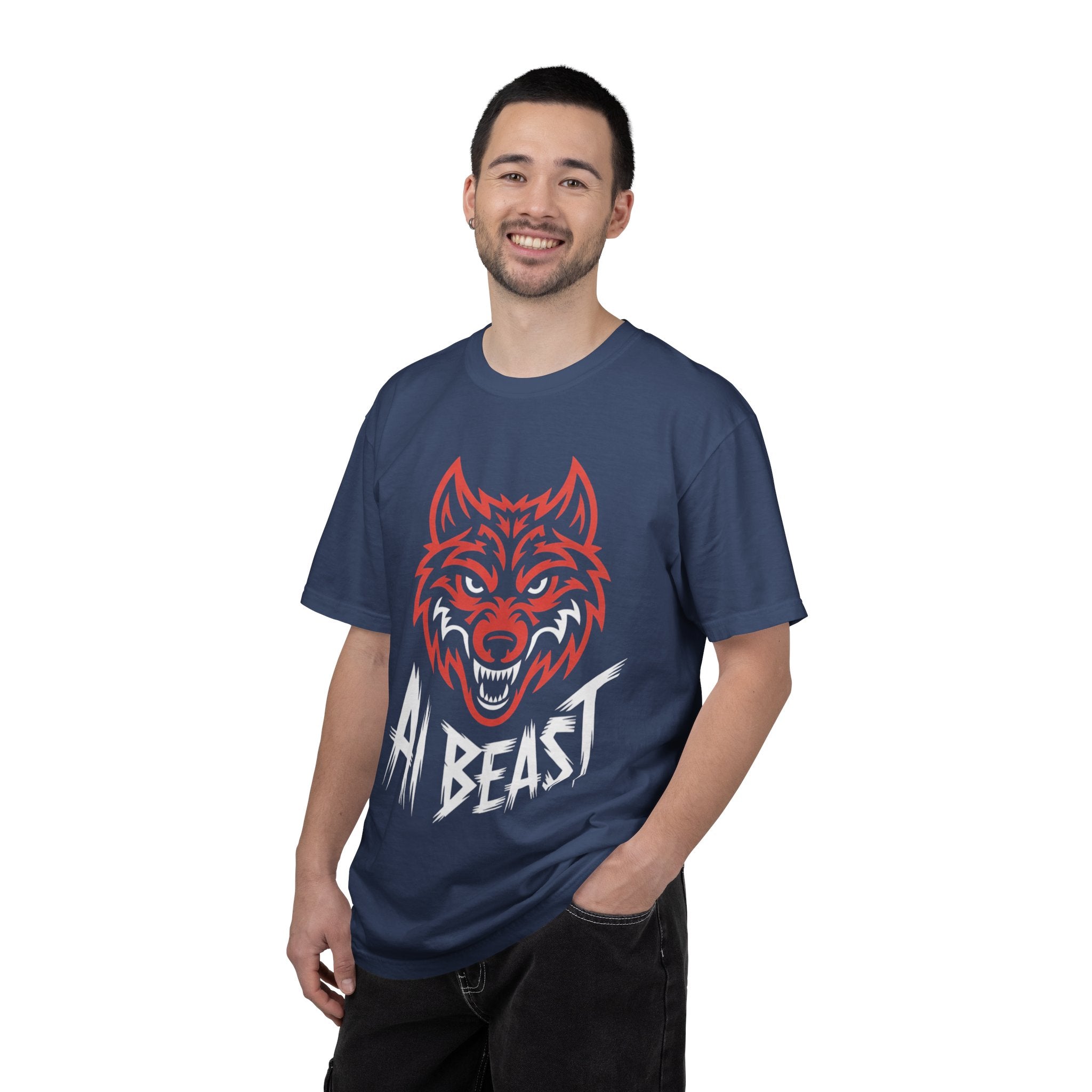 AI BEAST " Alpha Mode "  Unisex Garment-Dyed T-shirt
