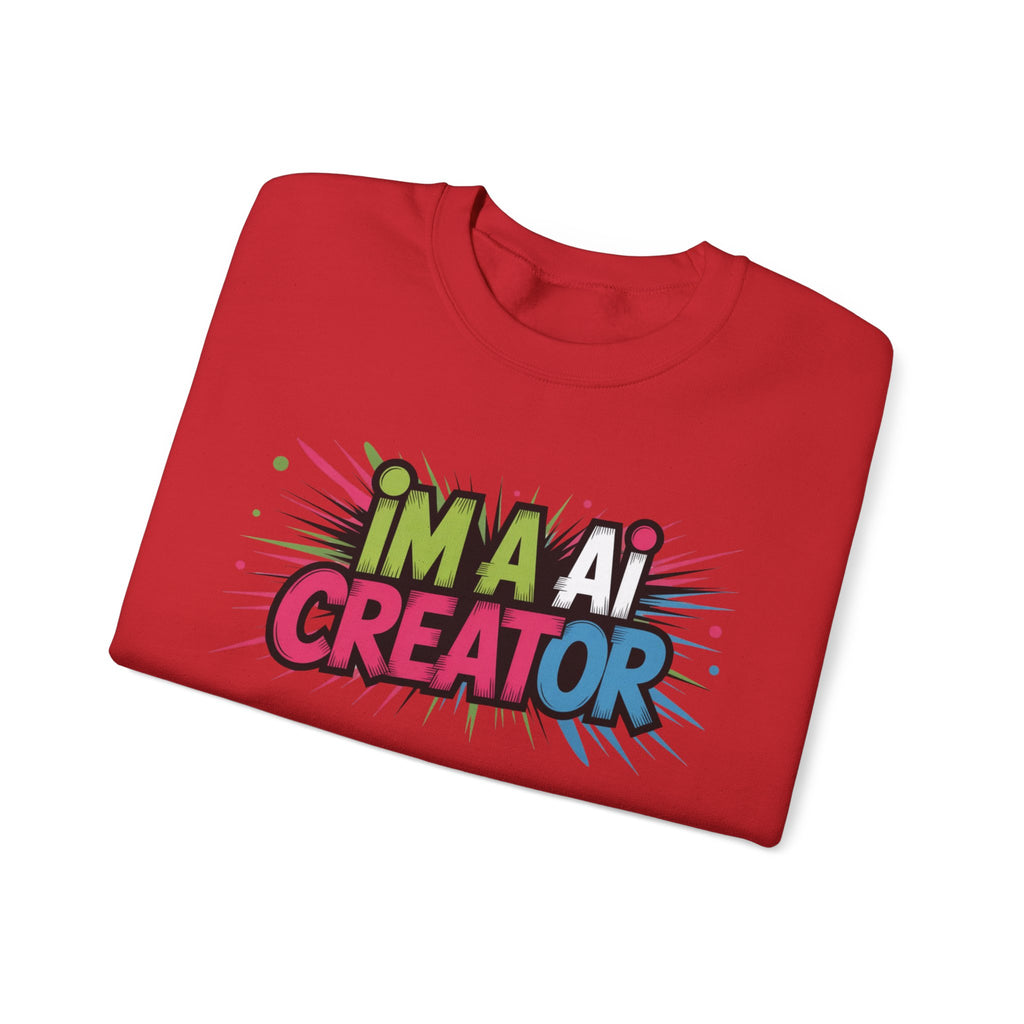 AI Creator  "Code Splash" Unisex Heavy Blend™ Crewneck Sweatshirt