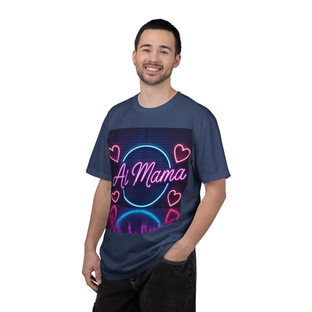 AI MAMA “Electric Love Loop” Unisex Garment-Dyed T-shirt