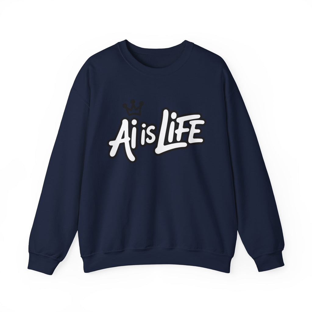 Ai is Life  "Crown Circuit" Unisex Heavy Blend™ Crewneck Sweatshirt