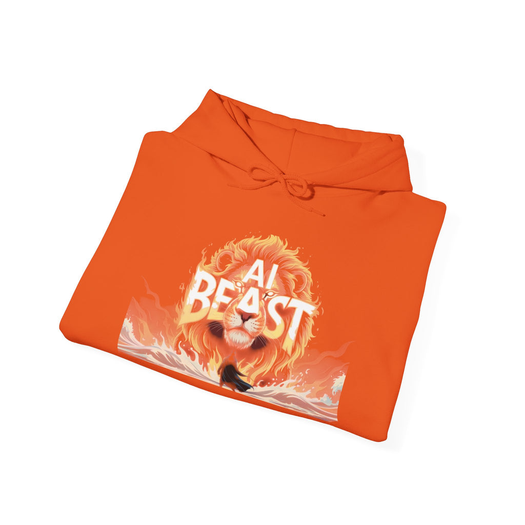 AI BEAST “Majestic Upload” Unisex Heavy Blend™ Hooded Sweatshirt