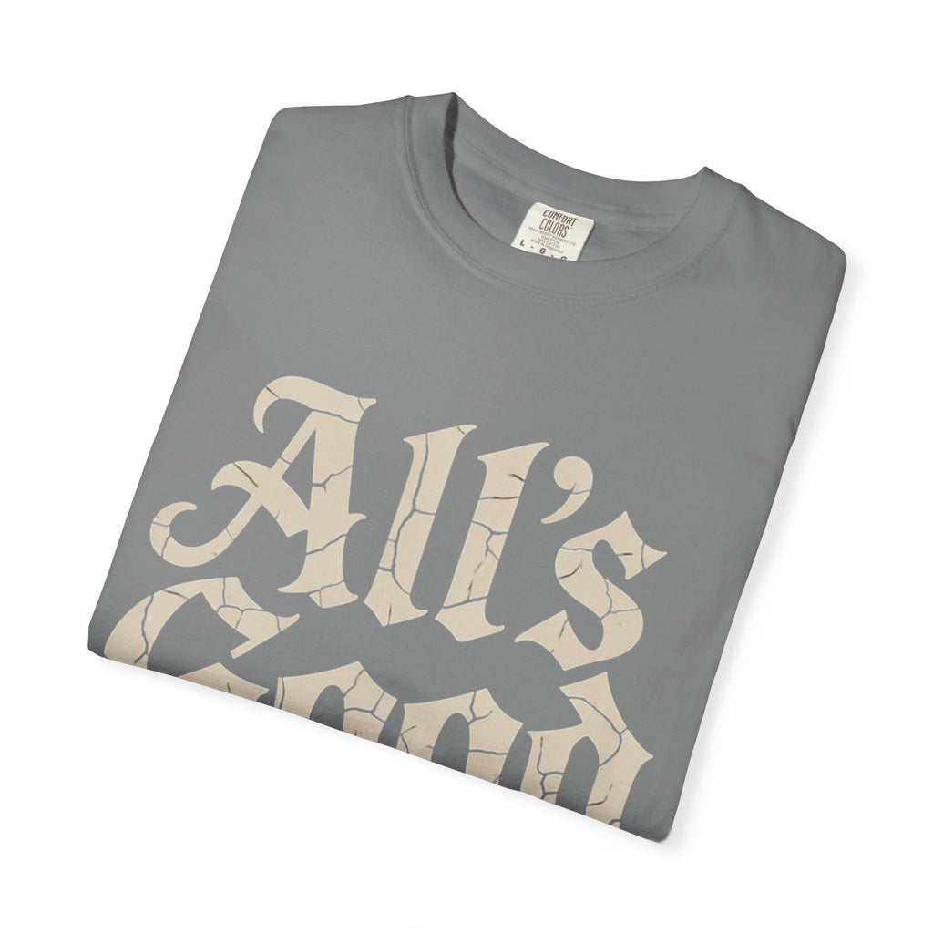 ALL’S GOOD WITH AI “Cracked Code Classic” Unisex Garment-Dyed T-shirt