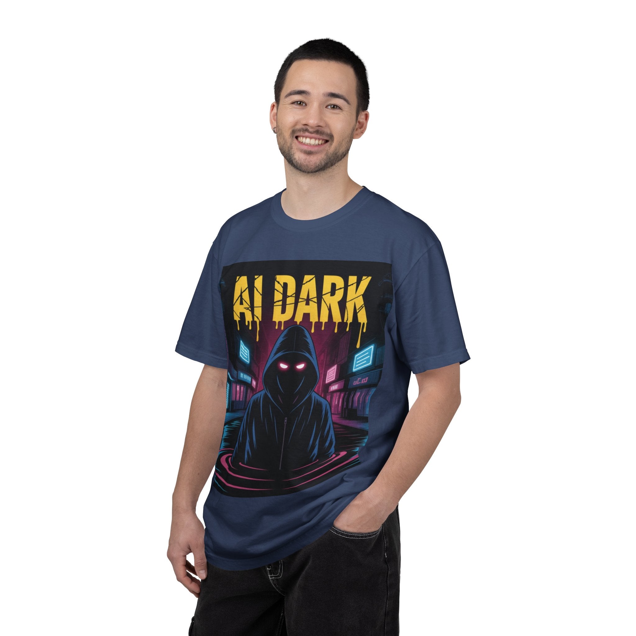 AI DARK  “Night Signal”  Unisex Garment-Dyed T-shirt