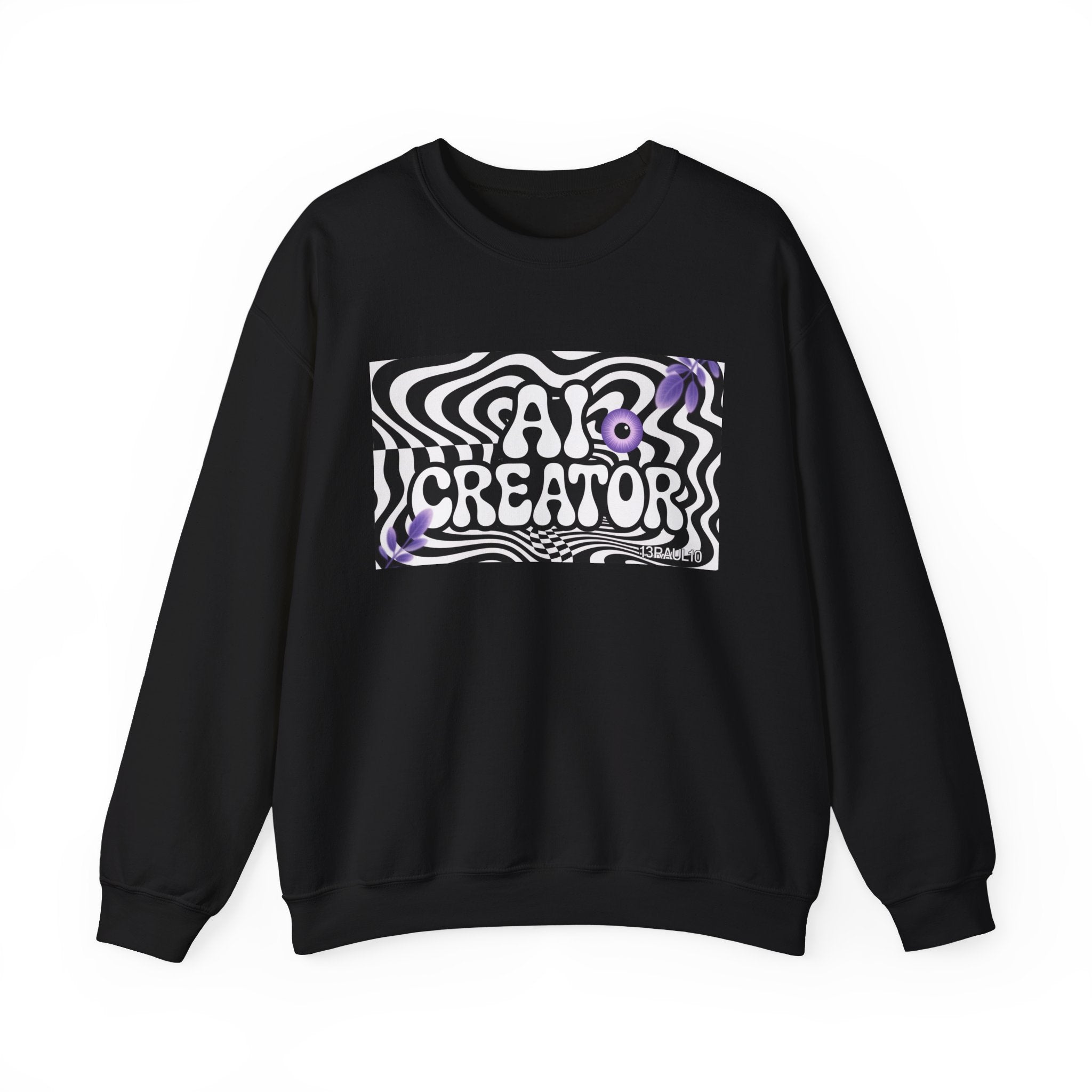 AI Creator  "Optic Loop" Unisex Heavy Blend™ Crewneck Sweatshirt