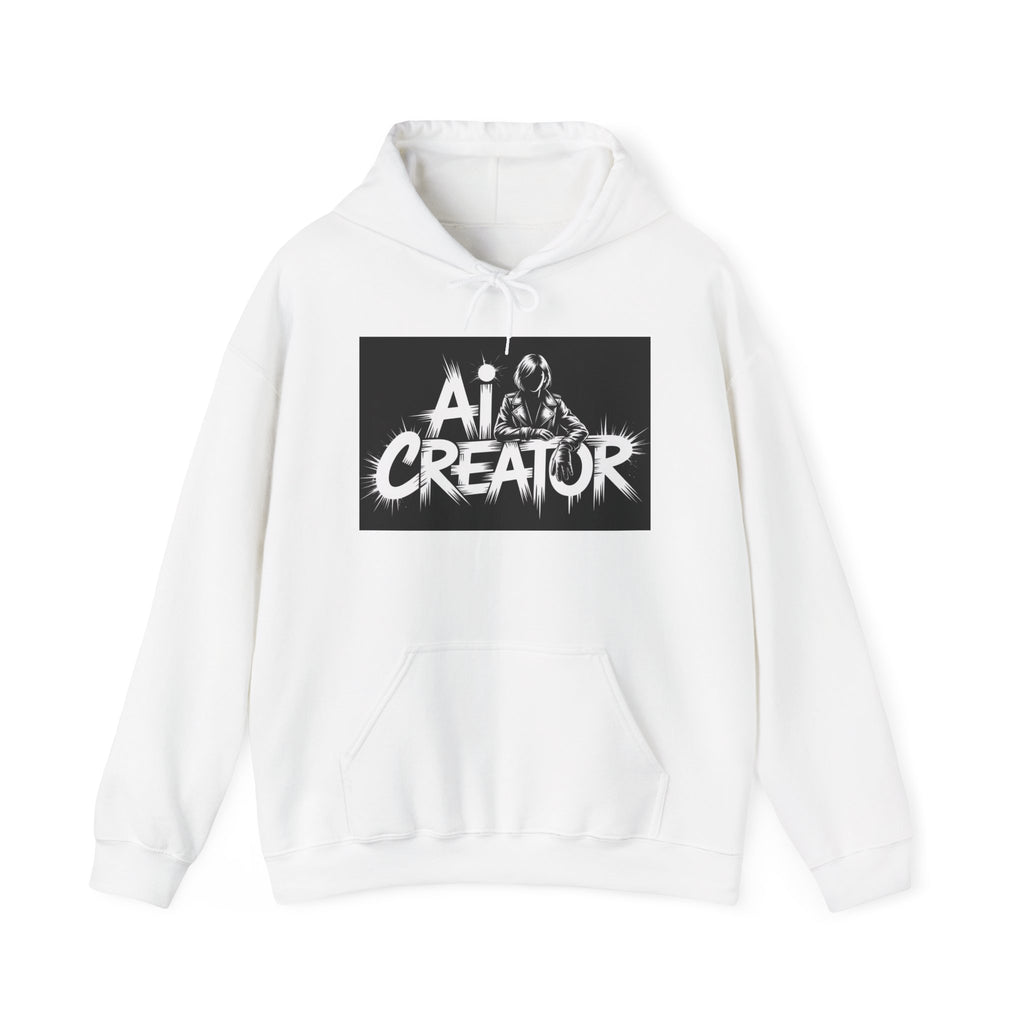 AI Creator  "Digital Rebel" Unisex Heavy Blend™ Hooded Sweatshirt