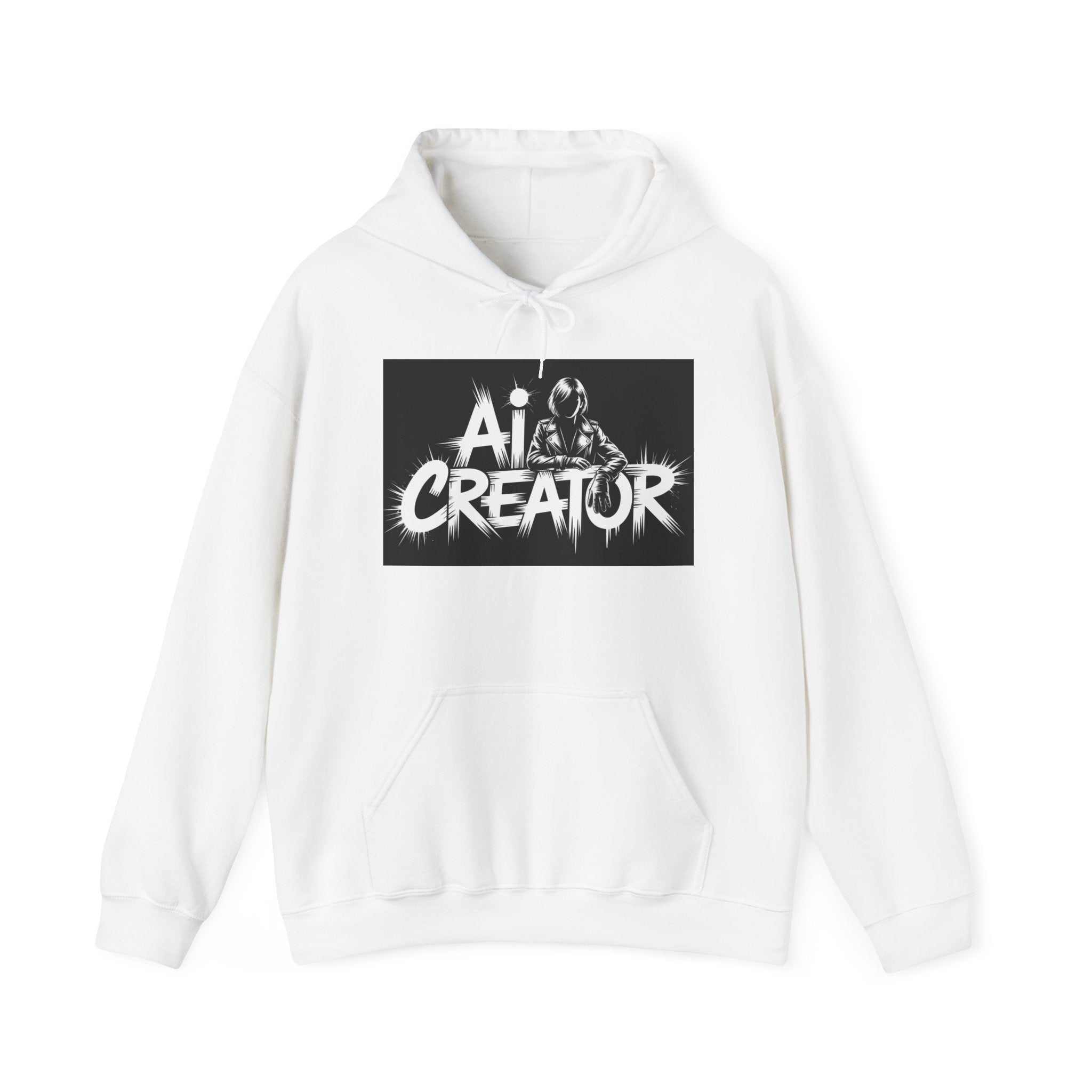 AI Creator  "Digital Rebel" Unisex Heavy Blend™ Hooded Sweatshirt