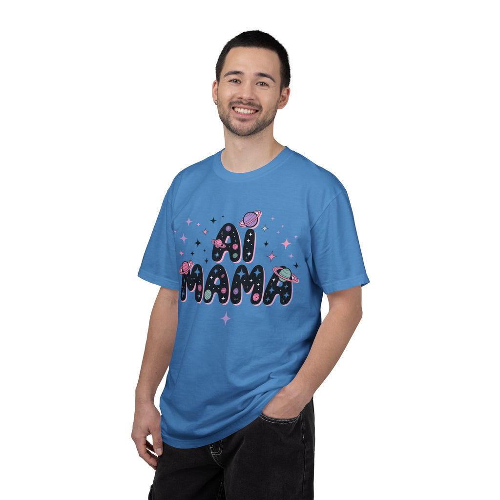 AI Mama "Digital Daydreamer" Unisex Garment-Dyed T-shirt