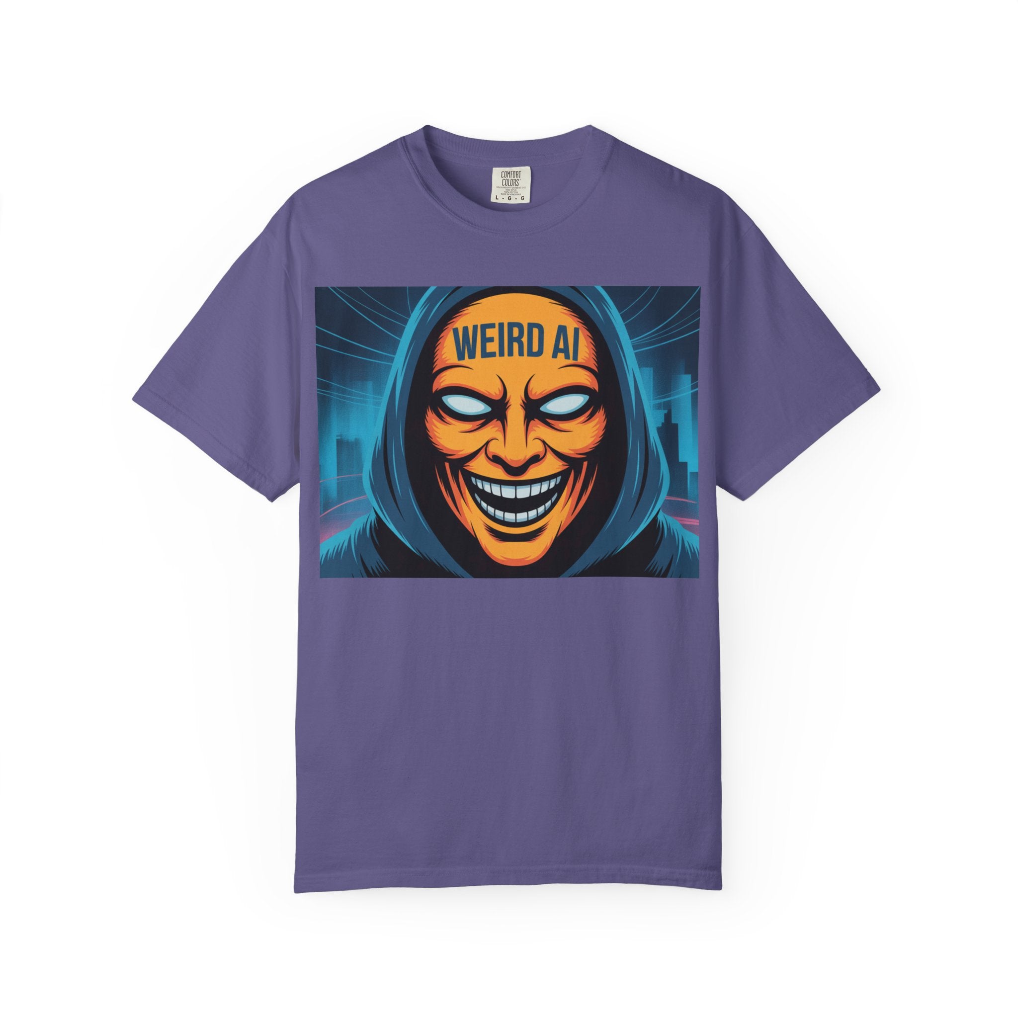 Weird AI "Masked Mode" Unisex Garment-Dyed T-shirt
