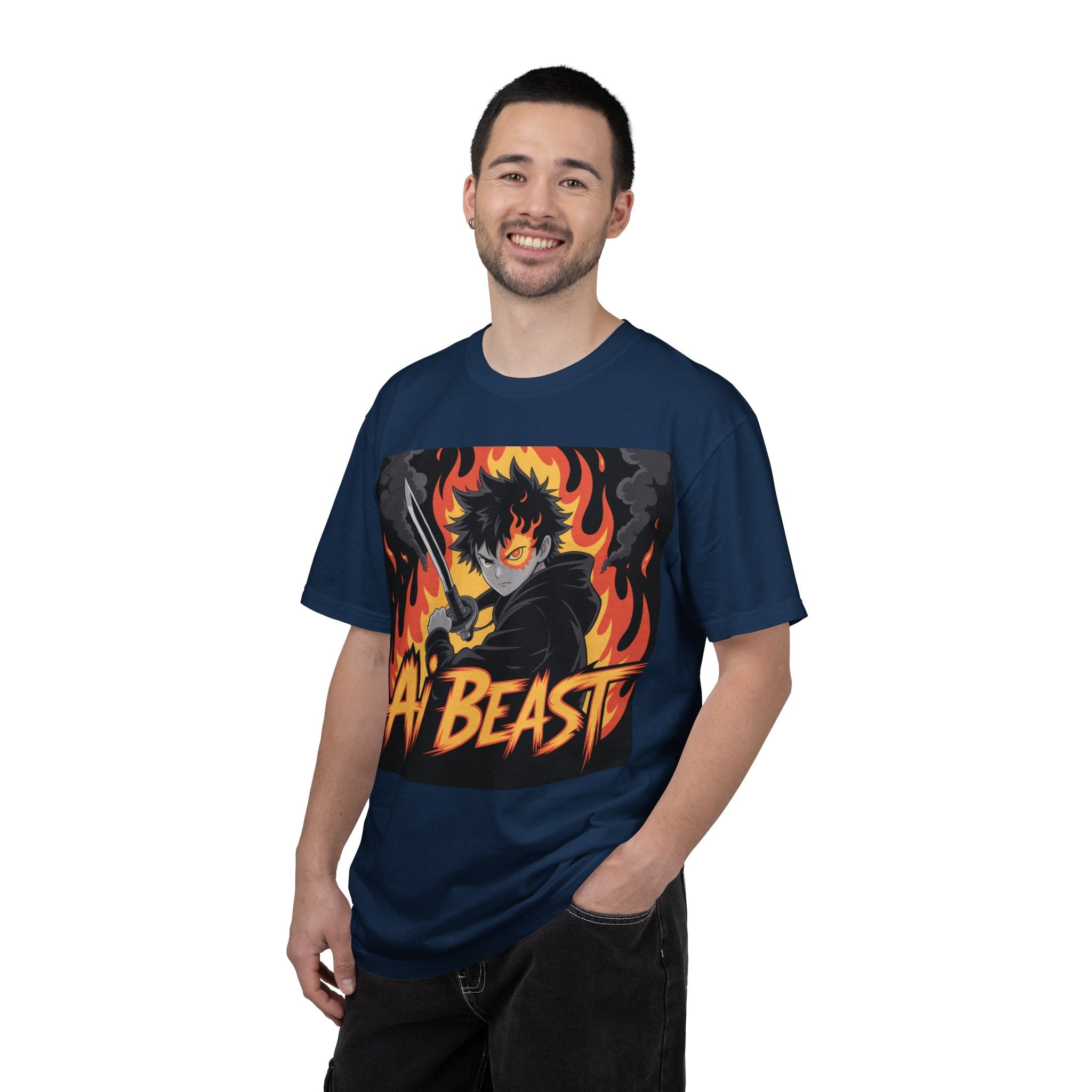 AI  BEAST "Warrior.exe"  of Unisex Garment-Dyed T-shirt