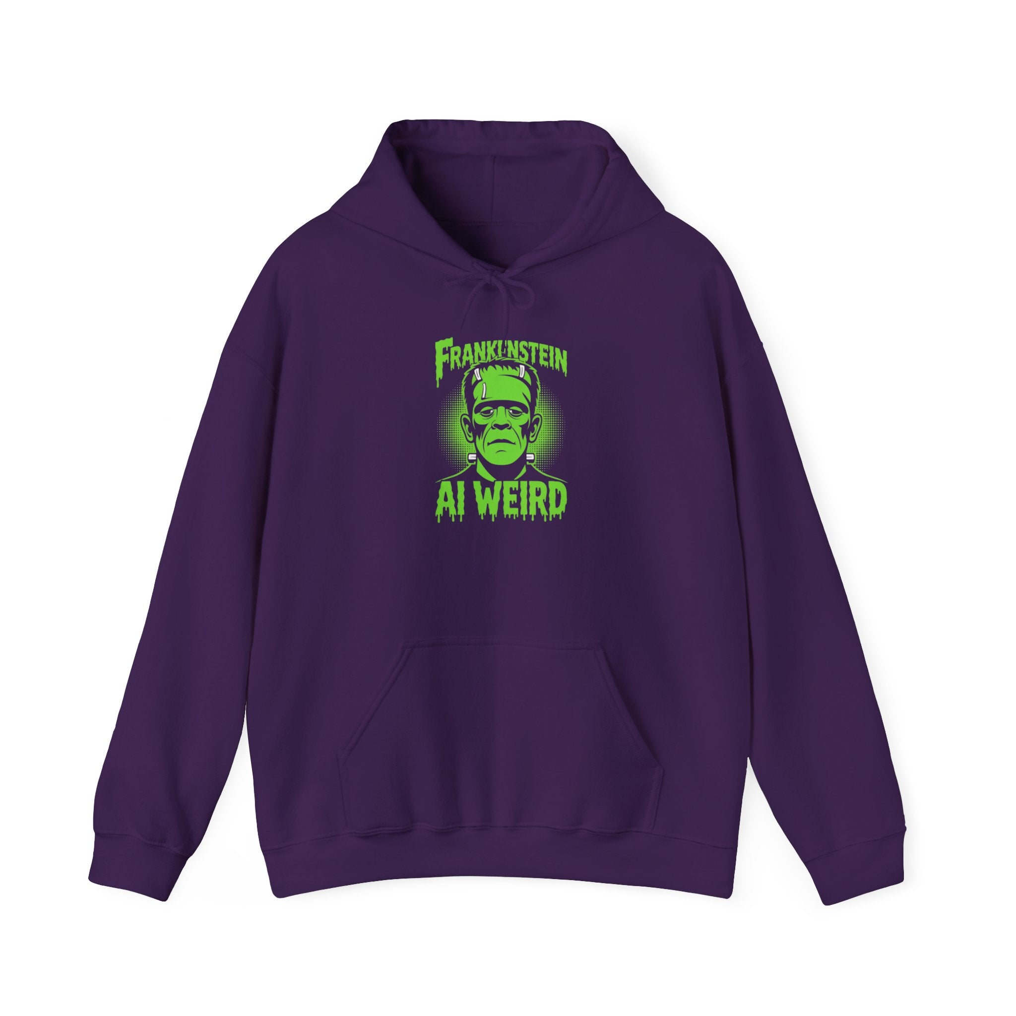 AI Weird  "Frankenbyte" Unisex Heavy Blend™ Hooded Sweatshirt