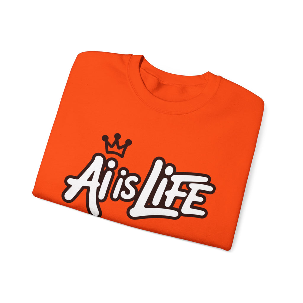 Ai is Life  "Crown Circuit" Unisex Heavy Blend™ Crewneck Sweatshirt