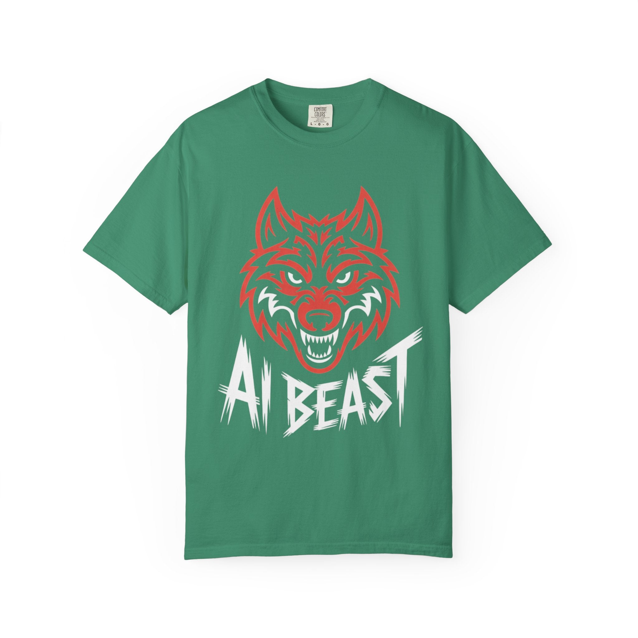 AI BEAST " Alpha Mode "  Unisex Garment-Dyed T-shirt