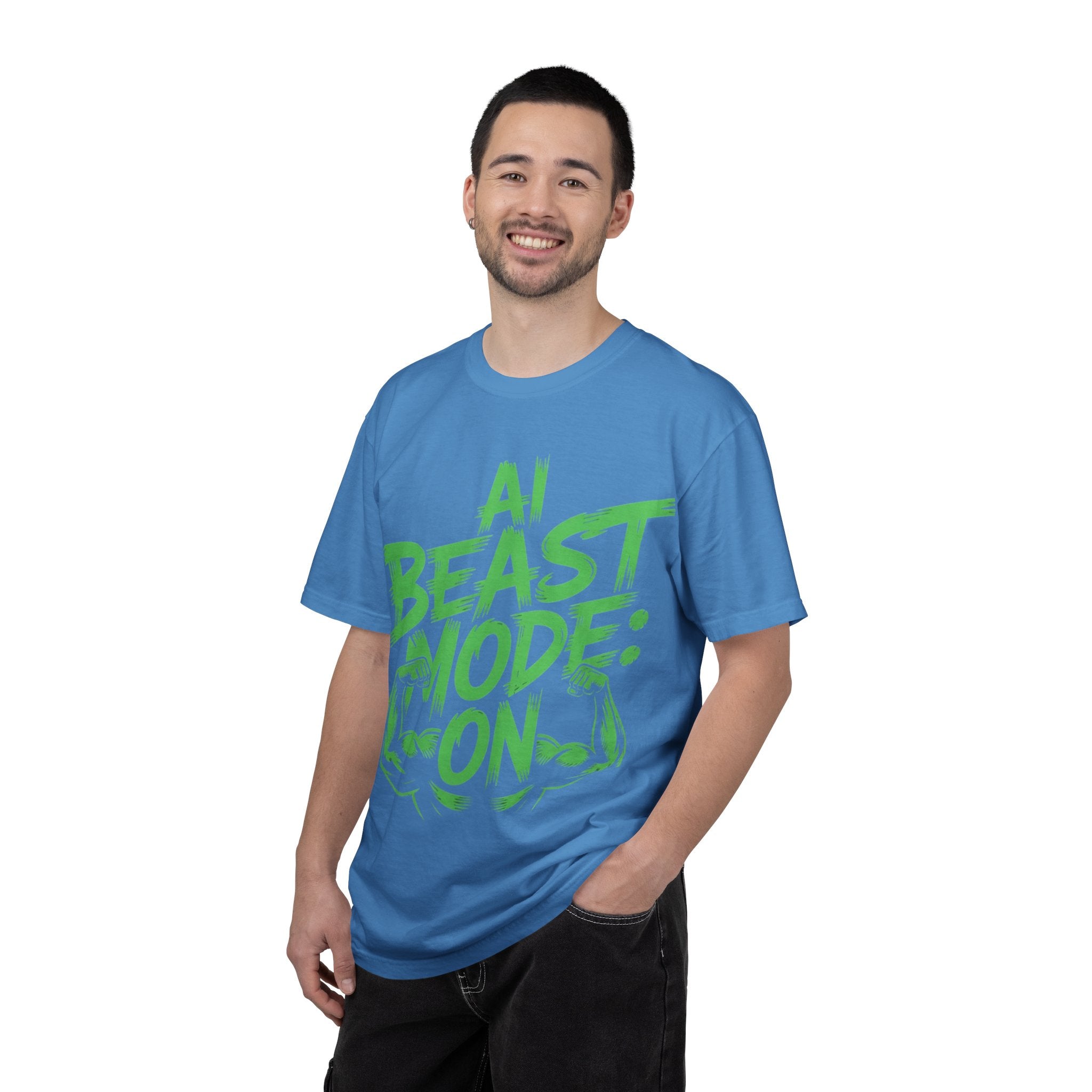 AI BEAST MODE: ON “DIGITAL HULK ENERGY” Unisex Garment-Dyed T-shirt
