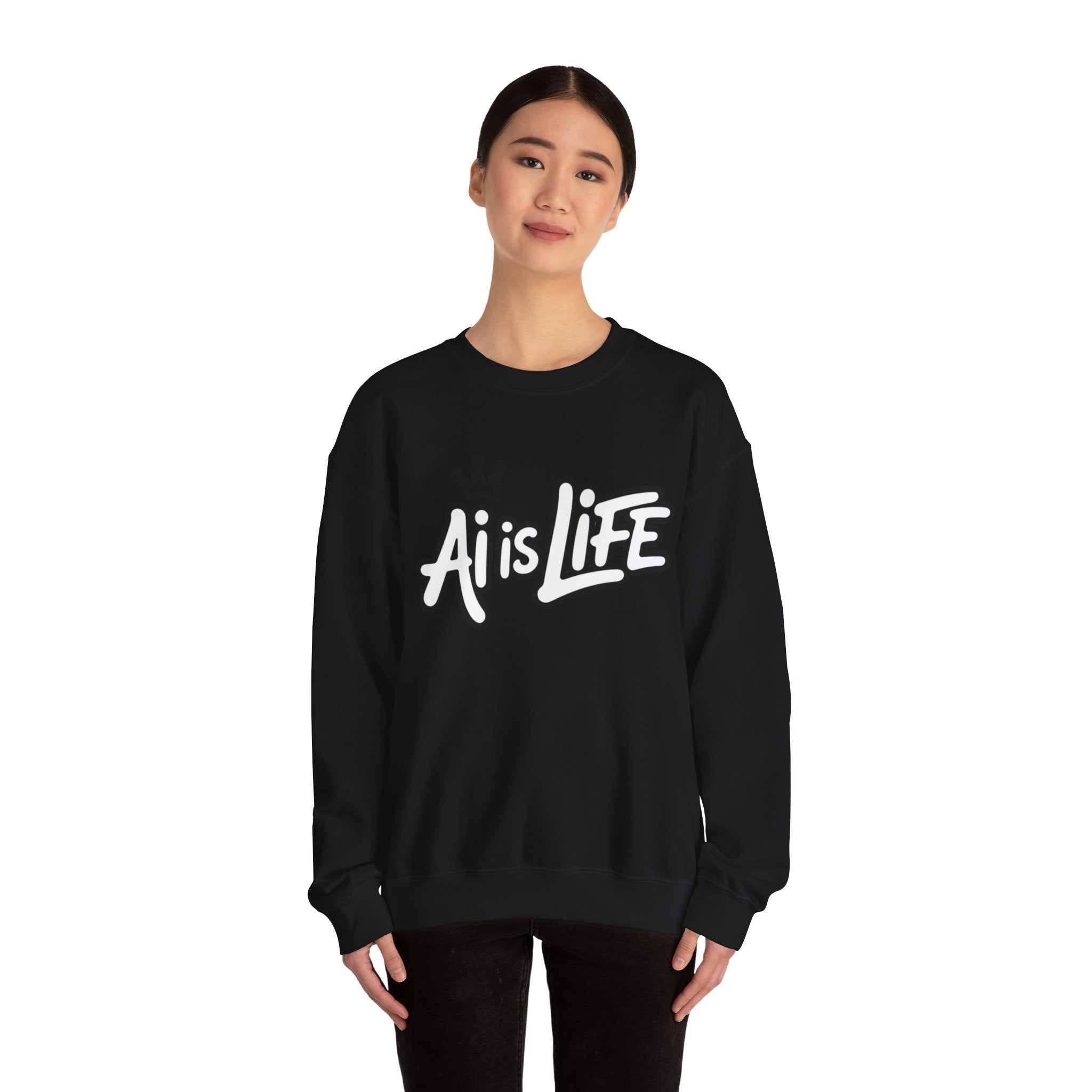 Ai is Life  "Crown Circuit" Unisex Heavy Blend™ Crewneck Sweatshirt