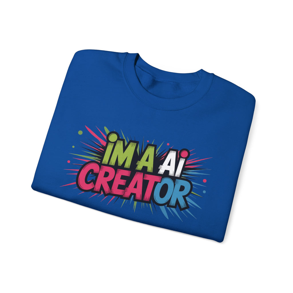 AI Creator  "Code Splash" Unisex Heavy Blend™ Crewneck Sweatshirt