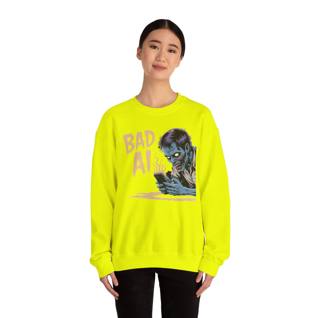 Bad AI "ZOMBIE SCROLL" Unisex Heavy Blend™ Hooded Sweatshirt
