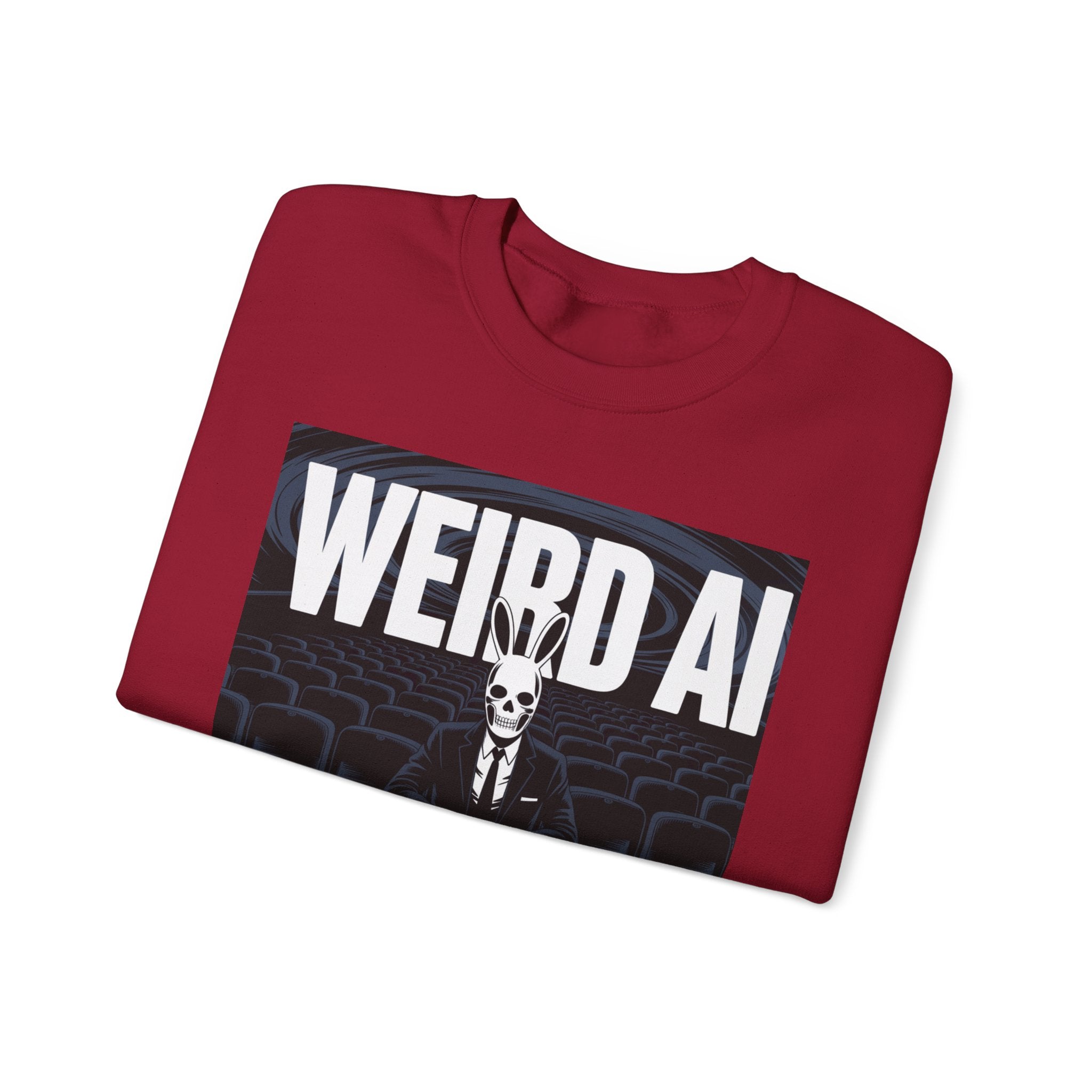 WEIRD AI " Backrooms Theater "  Unisex Heavy Blend™ Crewneck Sweatshirt