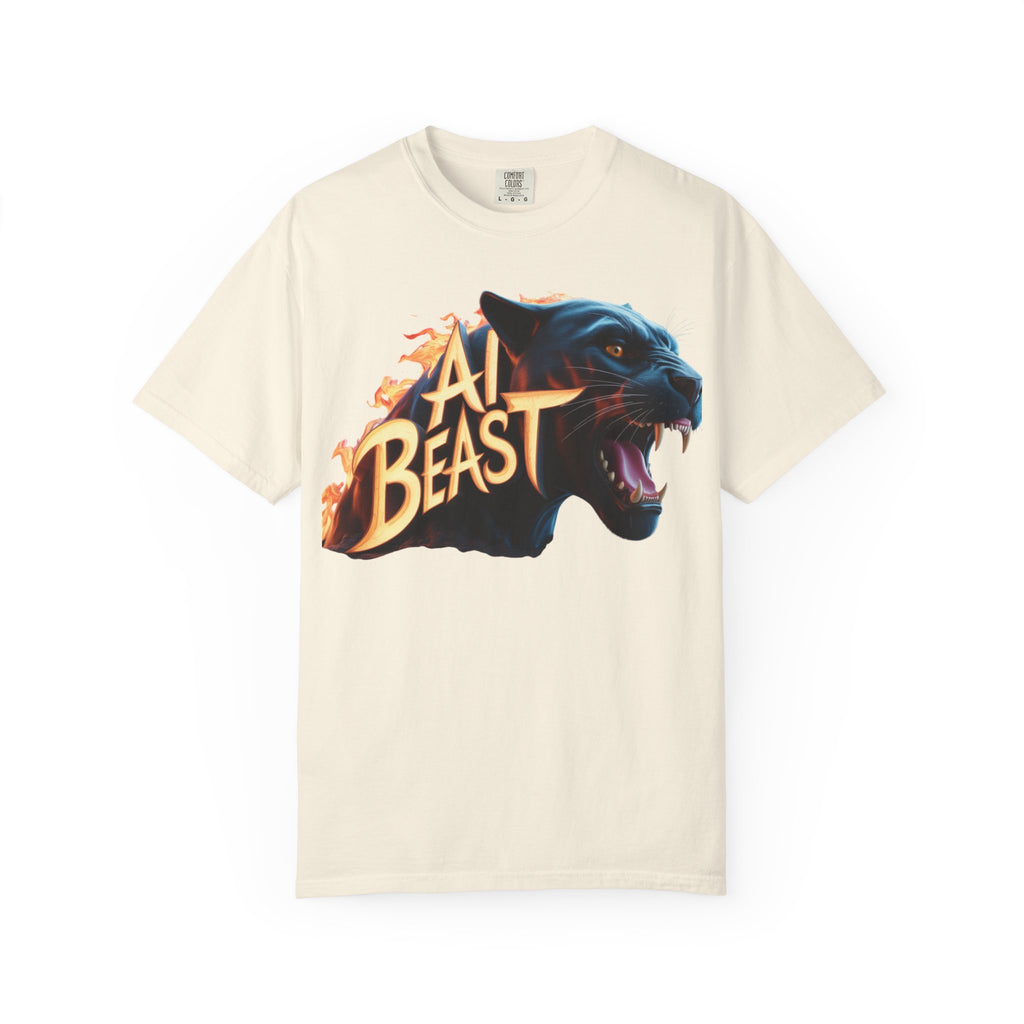 AI BEAST  "Wildfire Algorithm"  Unisex Garment-Dyed T-shirt