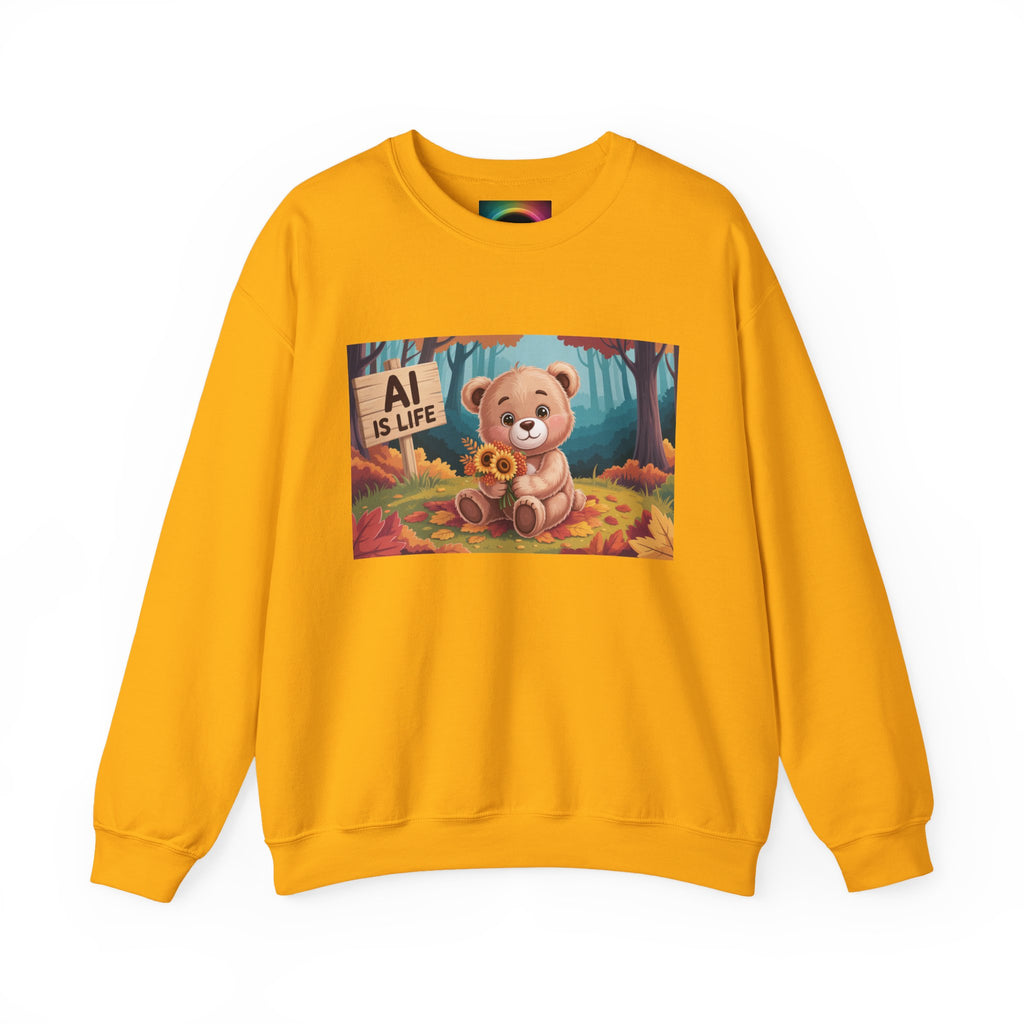 AI IS LIFE  " Cuddle Code "   Unisex Heavy Blend™ Crewneck Sweatshirt
