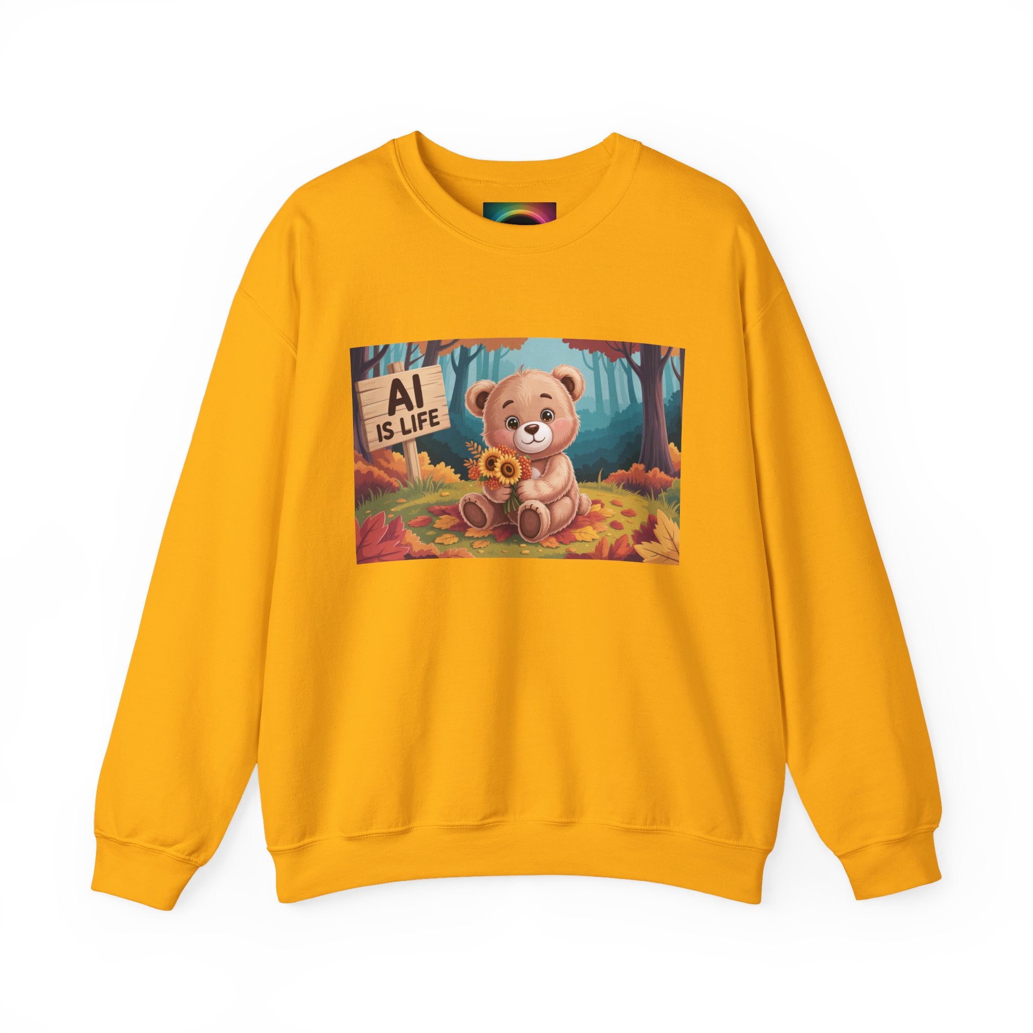 AI IS LIFE  " Cuddle Code "   Unisex Heavy Blend™ Crewneck Sweatshirt