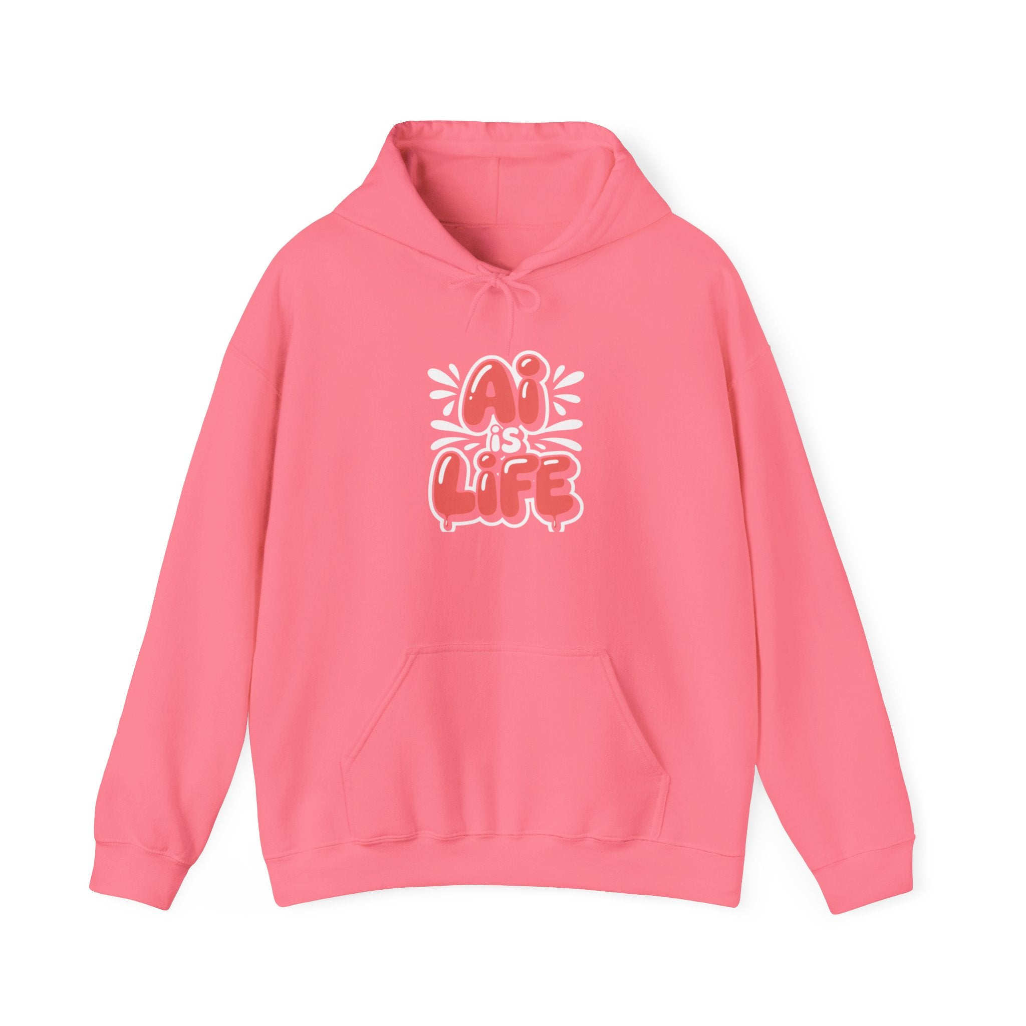AI IS LIFE "Neural Pop" Unisex Heavy Blend™ Hooded Sweatshirt