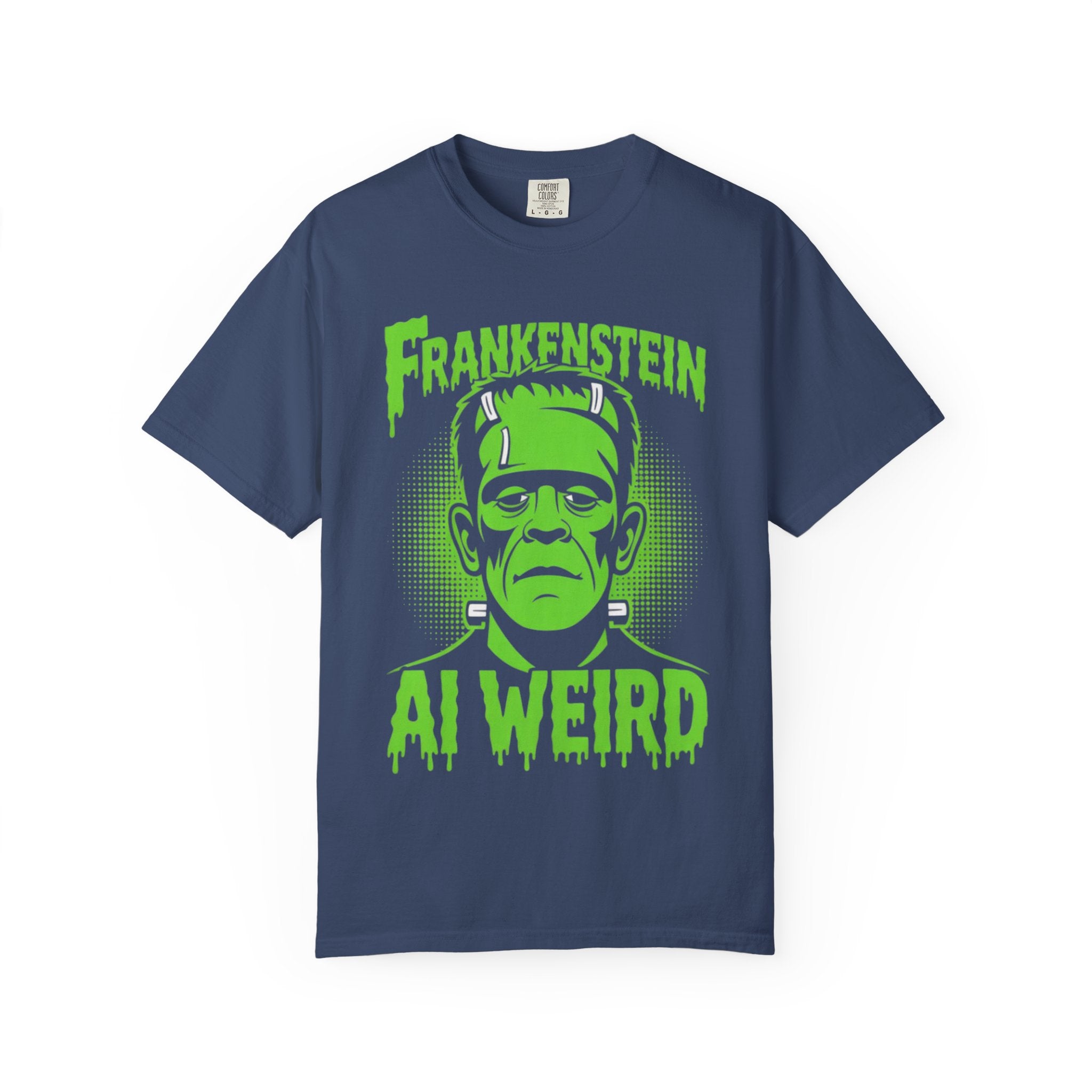 AI Weird  "Frankenbyte" Unisex Garment-Dyed T-shirt