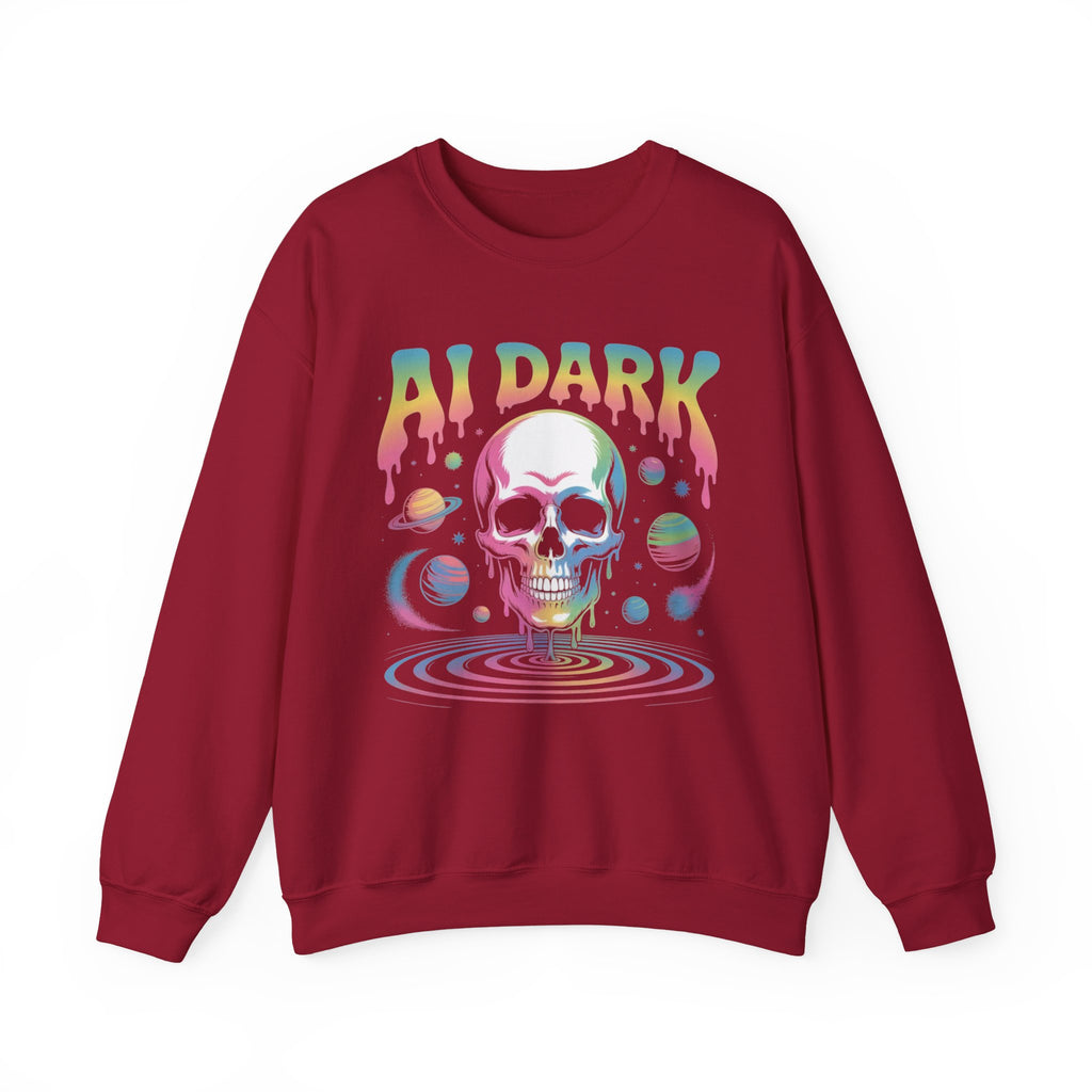 AI DARK “Death of Data” Unisex Heavy Blend™ Crewneck Sweatshirt