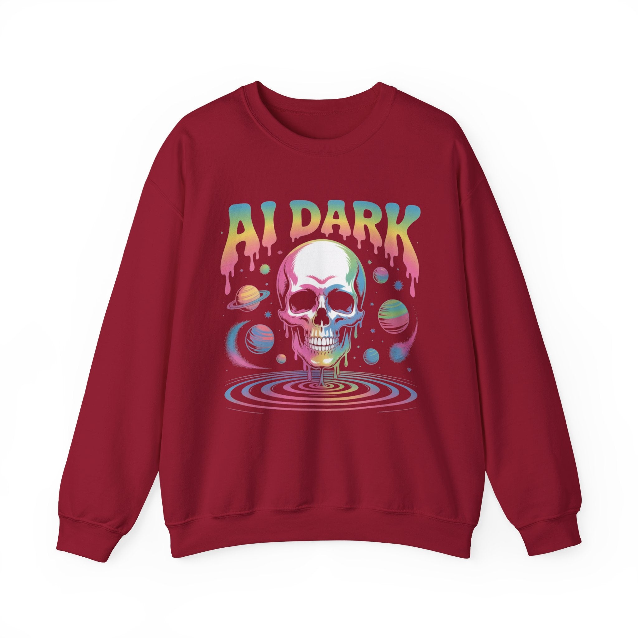 AI DARK “Death of Data” Unisex Heavy Blend™ Crewneck Sweatshirt