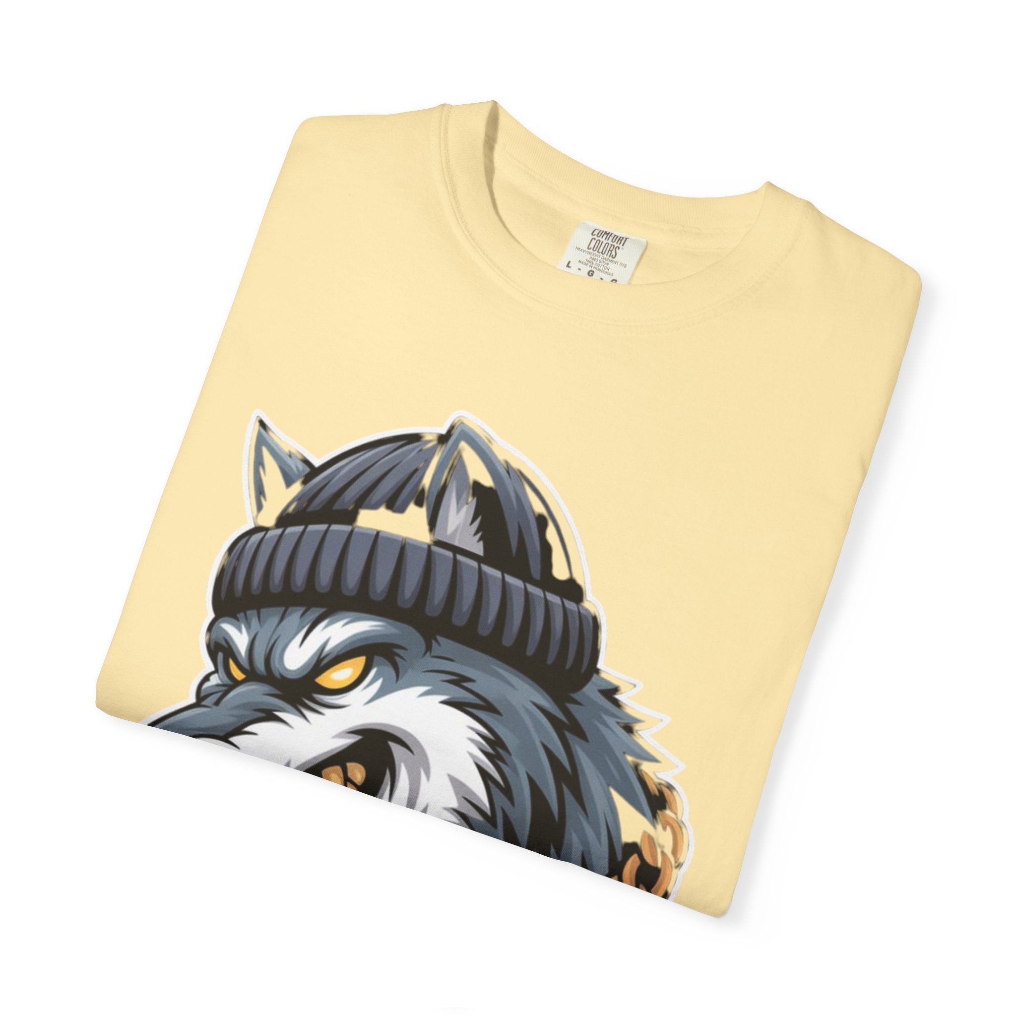 AI BEAST  "Wolf Byte Syndicate " Unisex Garment-Dyed T-shirt