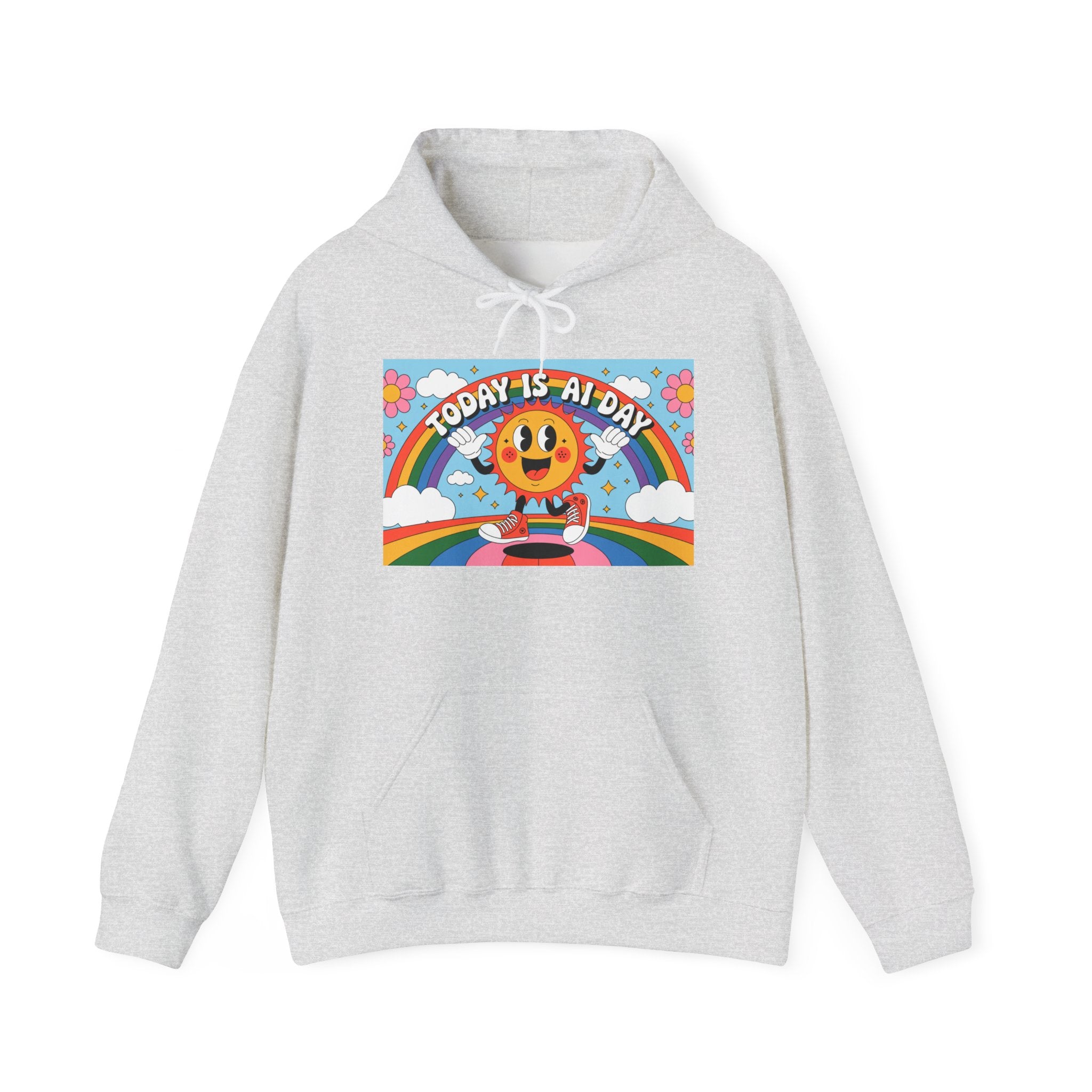 Today Is AI Day  "Sunshine Circuit" Unisex Sweatshirt, Fun Casual Wear