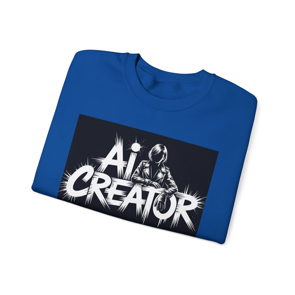 AI Creator  "Digital Rebel" Unisex Heavy Blend™ Crewneck Sweatshirt