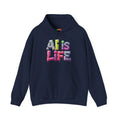 Ali is Life "GRAFFITI DIMENSION" Colorful Text Pullover Hoodie