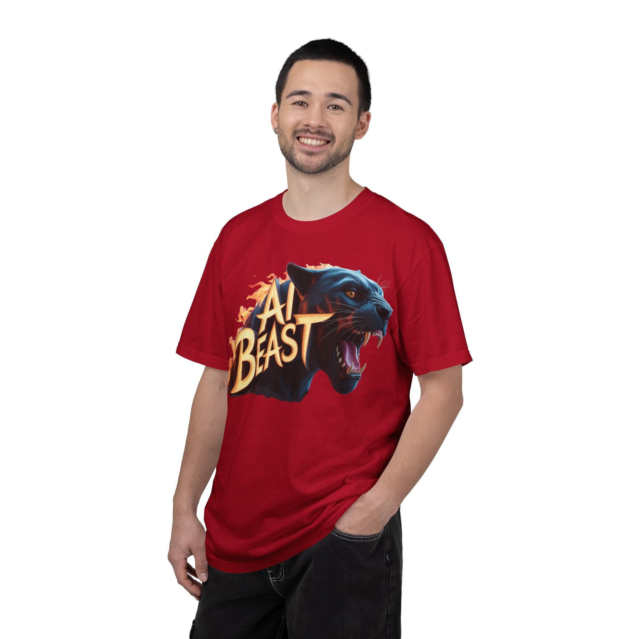 AI BEAST  "Wildfire Algorithm"  Unisex Garment-Dyed T-shirt