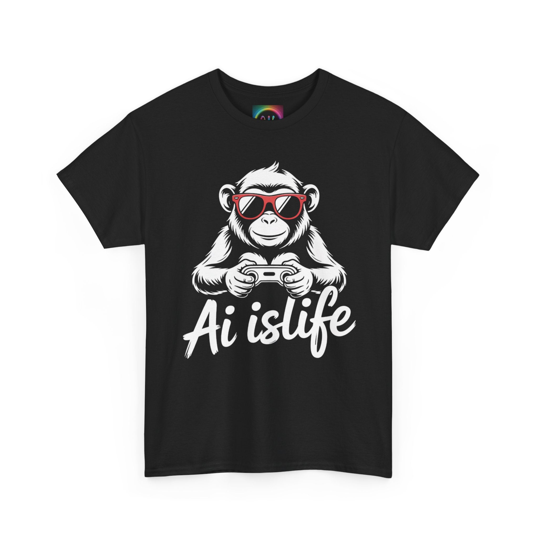 AI Is Life "GAMER CHIMP ELITE" Unisex Graphic T-Shirt