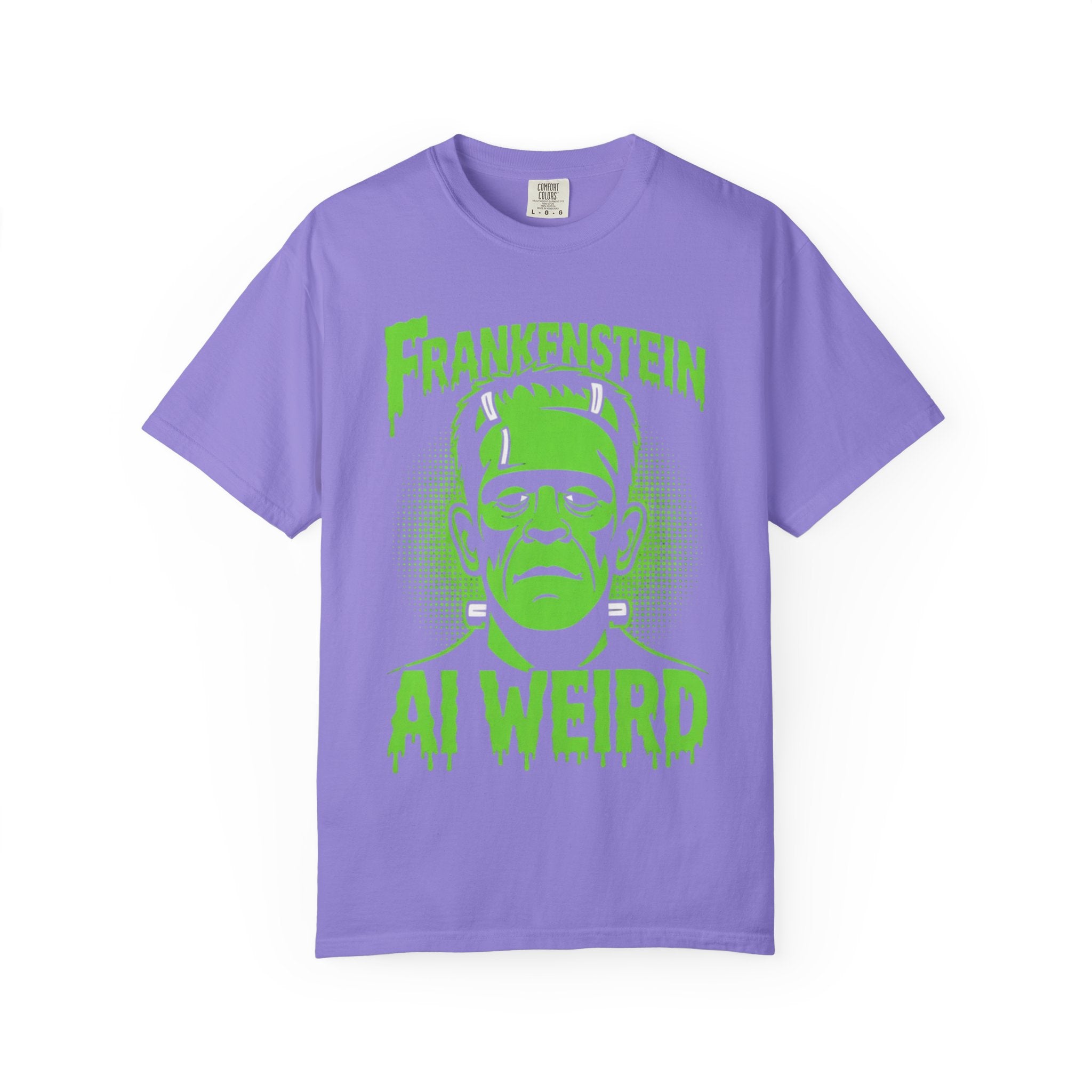 AI Weird  "Frankenbyte" Unisex Garment-Dyed T-shirt