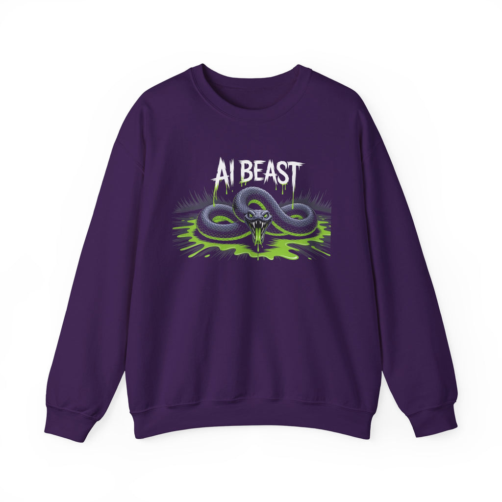 AI BEAST  "Digital Venom" Unisex Heavy Blend™ Crewneck Sweatshirt