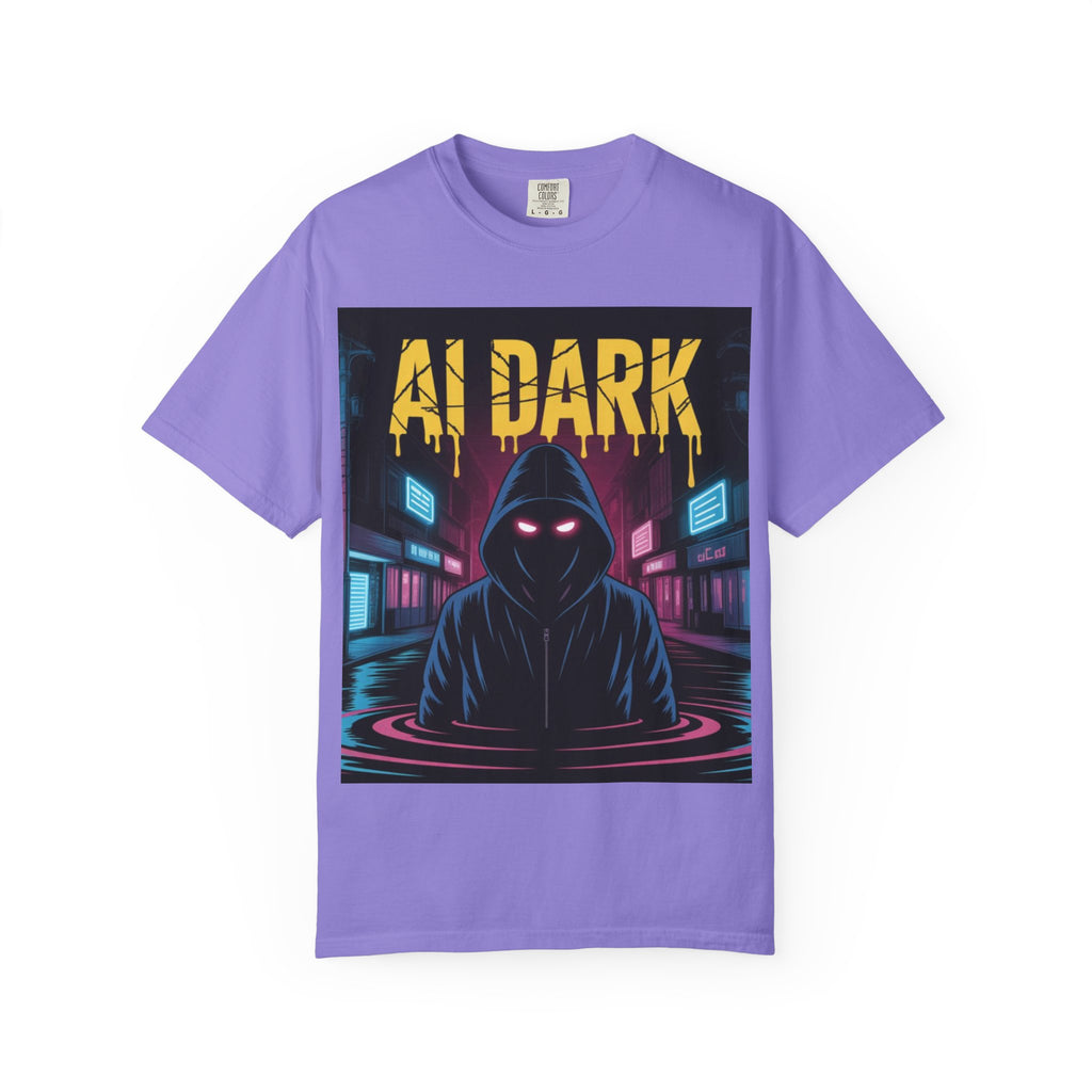 AI DARK  “Night Signal”  Unisex Garment-Dyed T-shirt