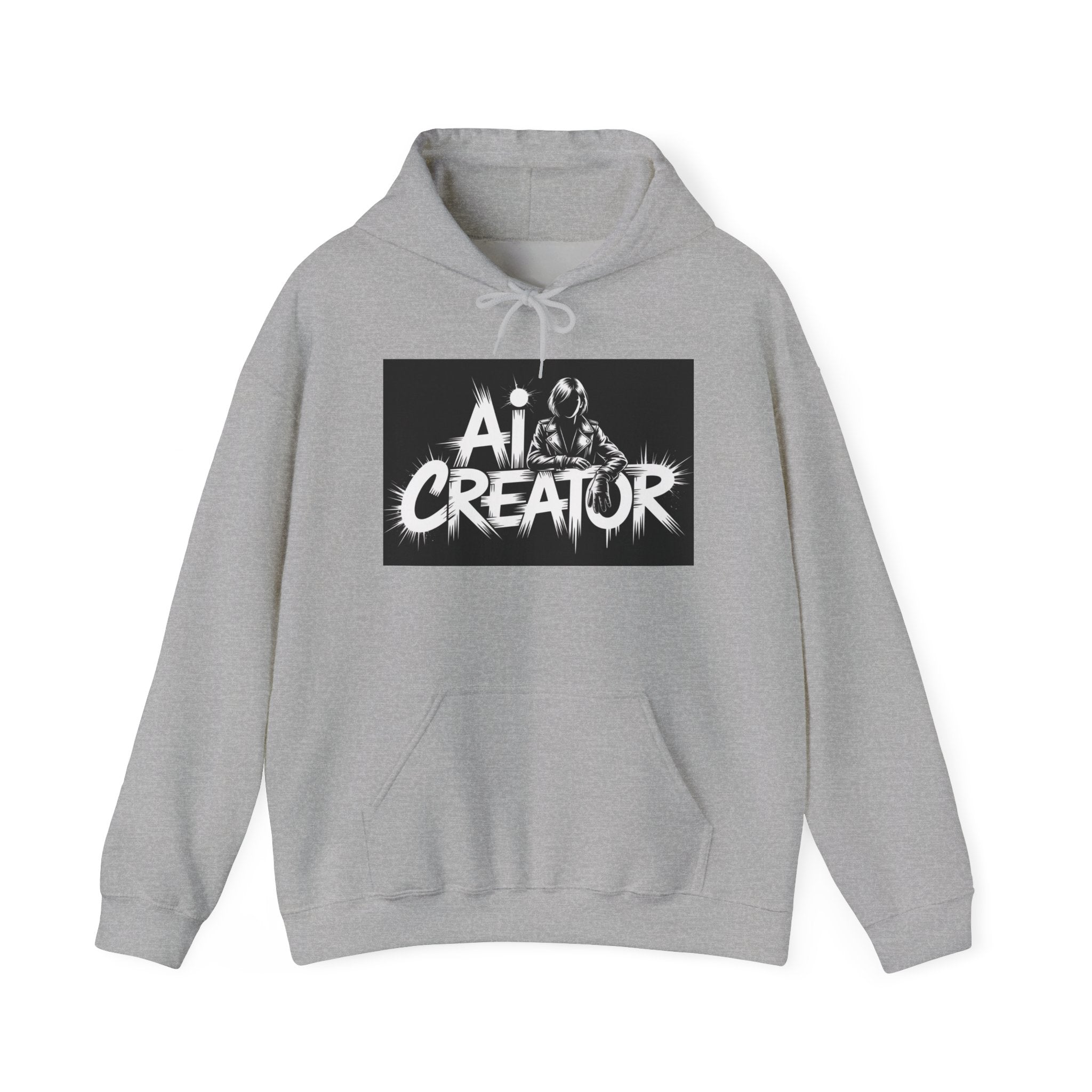 AI Creator  "Digital Rebel" Unisex Heavy Blend™ Hooded Sweatshirt