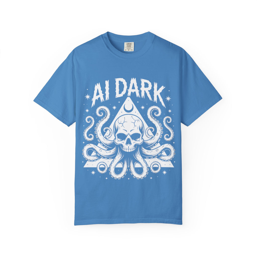 AI Dark  "Nightmare Network"  Unisex Garment-Dyed T-shirt